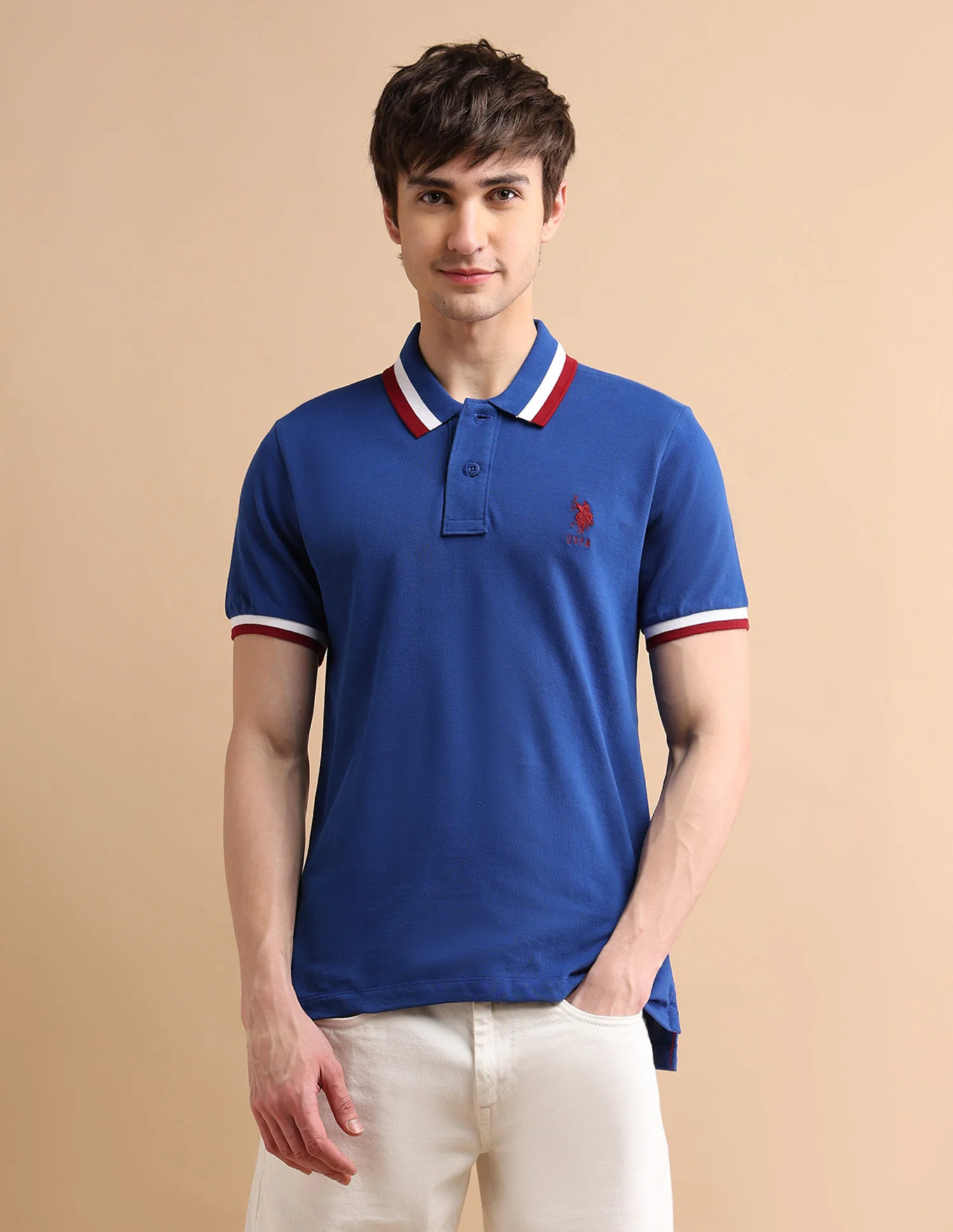 Heritage Tipped Polo Shirt - Image 6