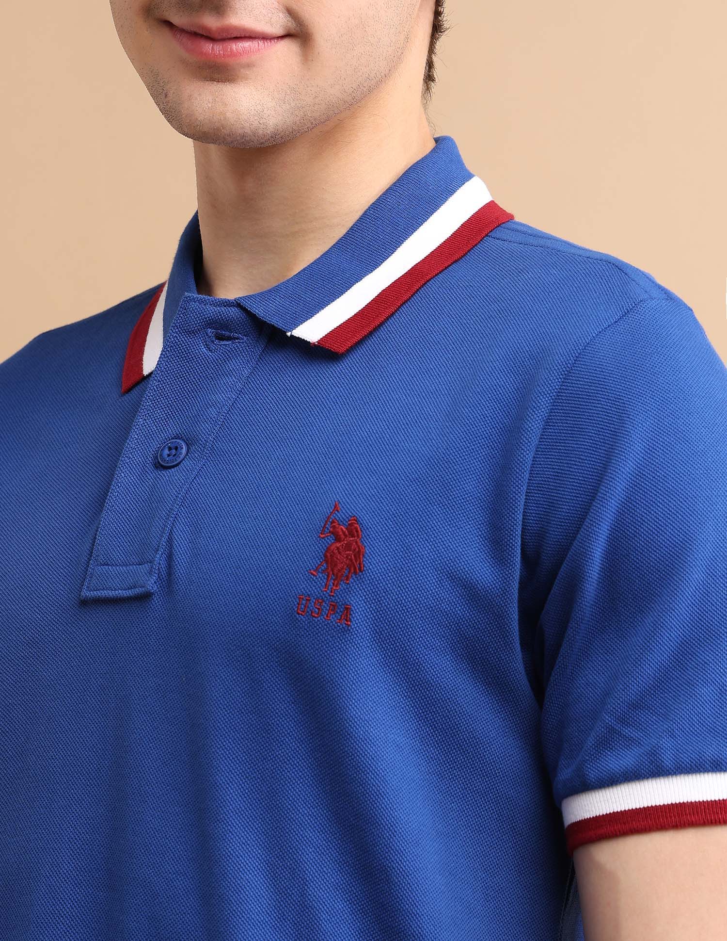 Heritage Tipped Polo Shirt - Image 7