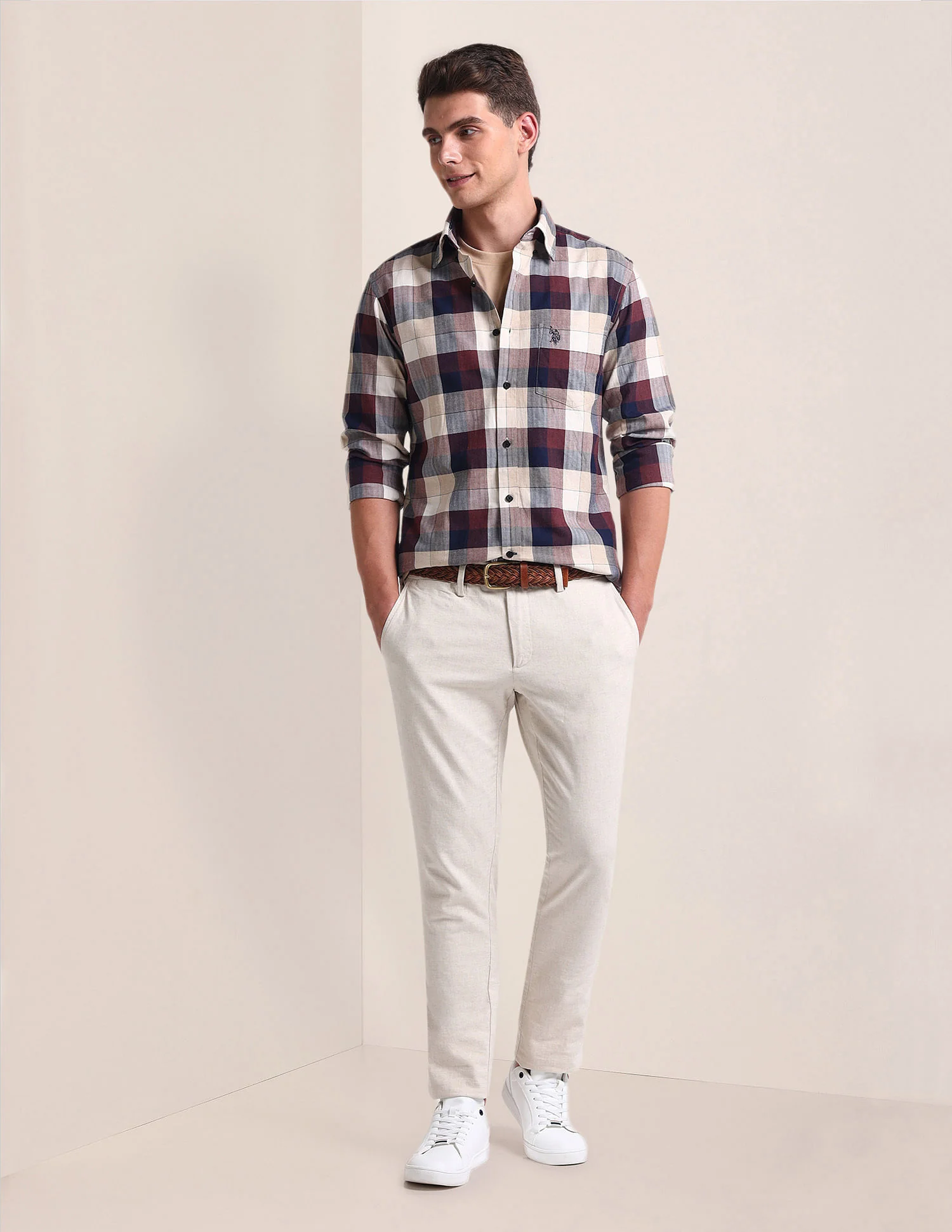 Herringbone Cotton Shirt - Image 3