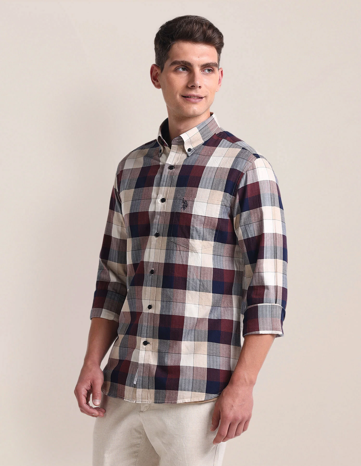Herringbone Cotton Shirt - Image 4