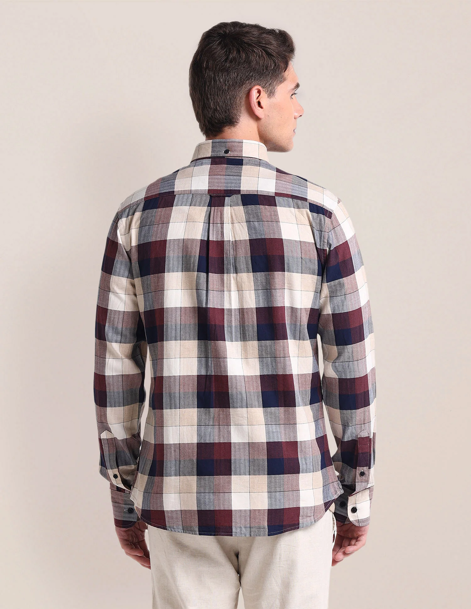 Herringbone Cotton Shirt - Image 5
