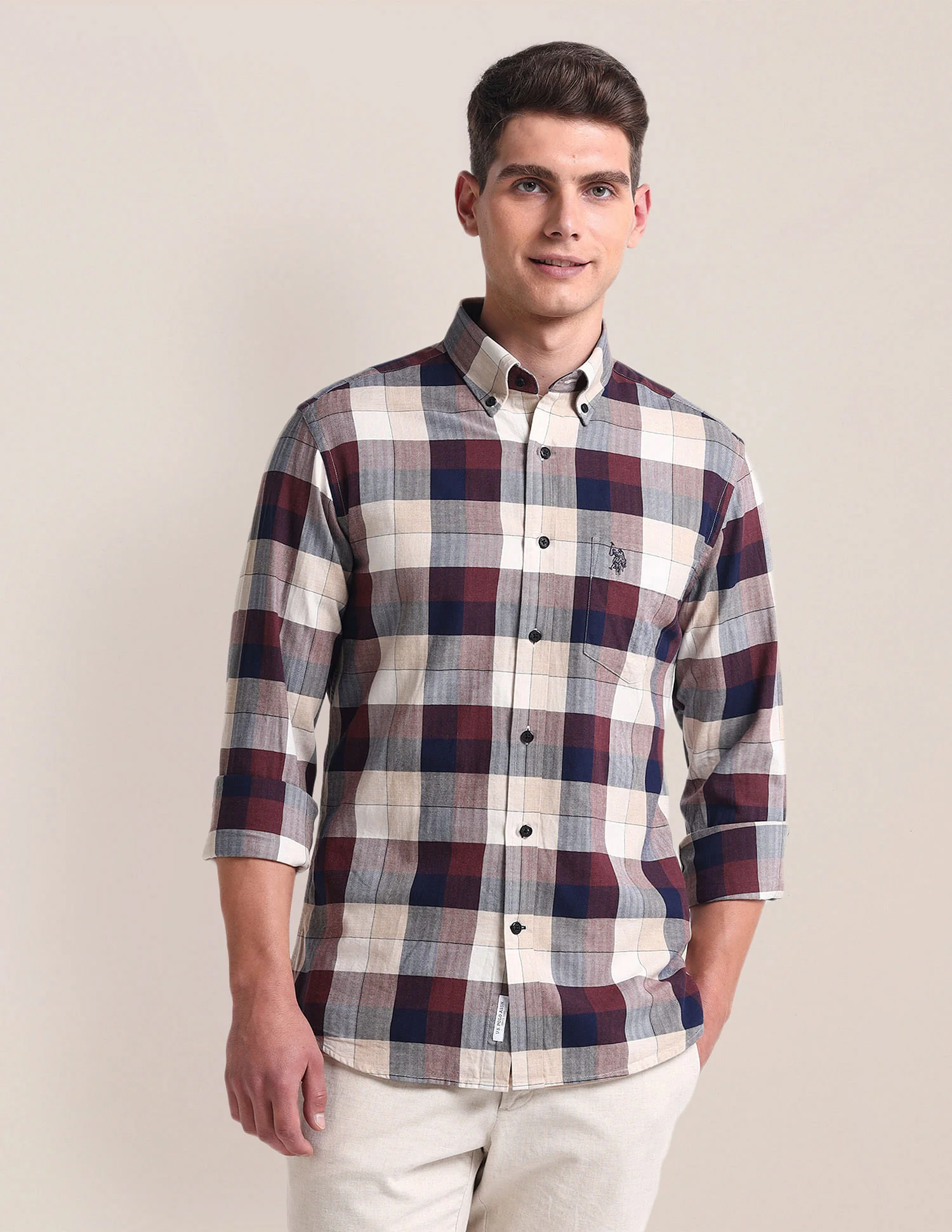 Herringbone Cotton Shirt - Image 6