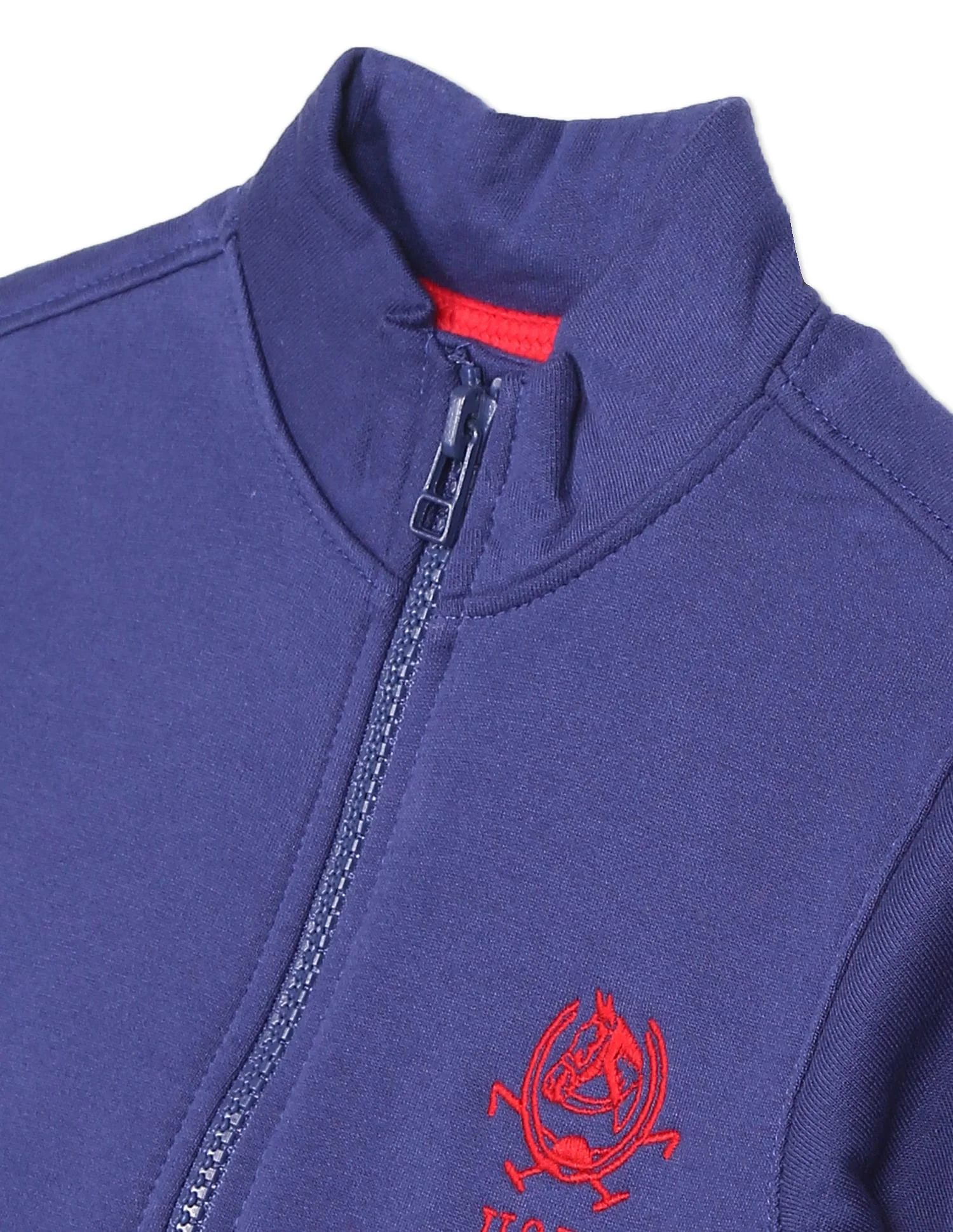 High Neck Contrast Brand Print Sweatshirt - Image 3