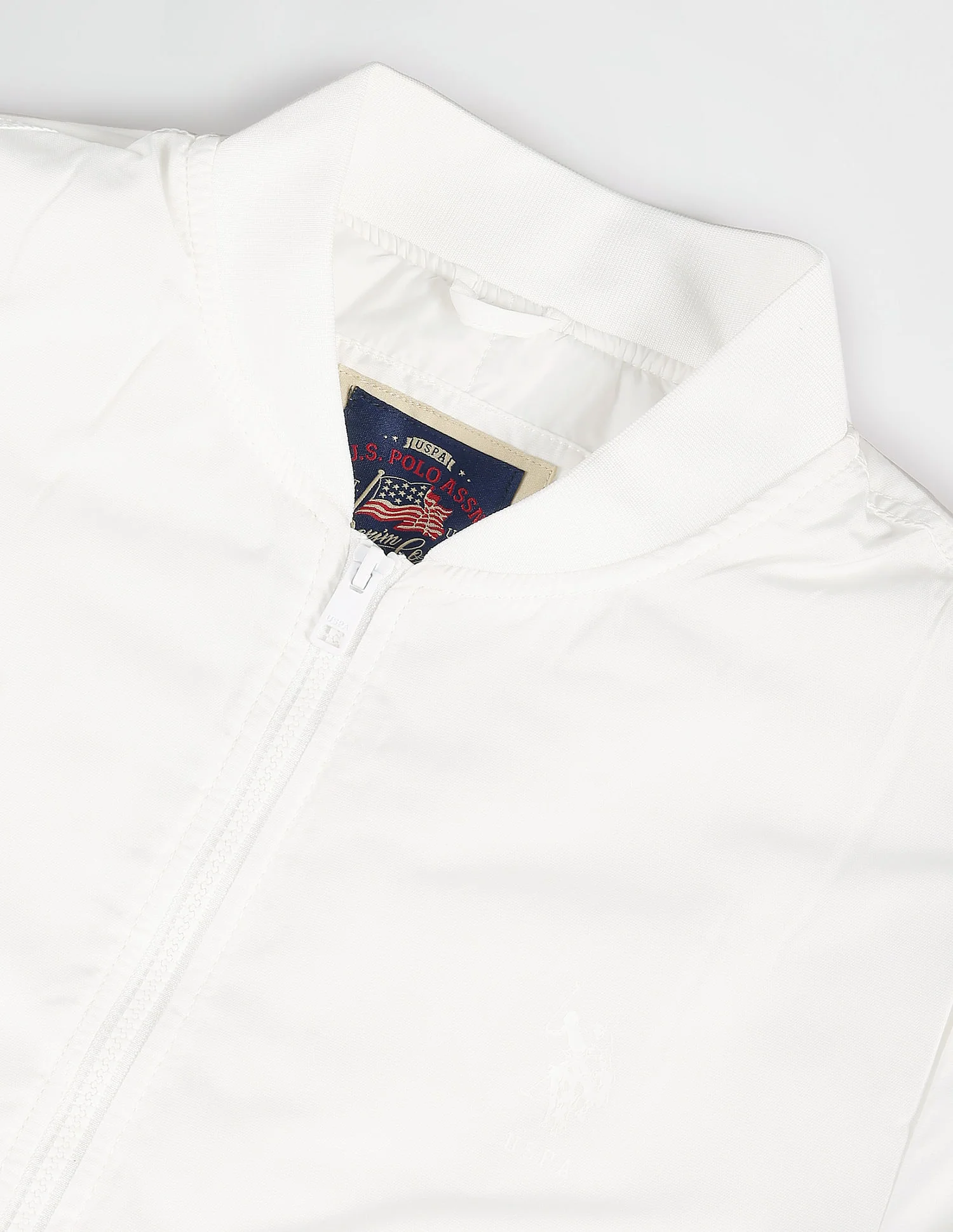High Neck Long Sleeve Bomber Jacket - Image 2
