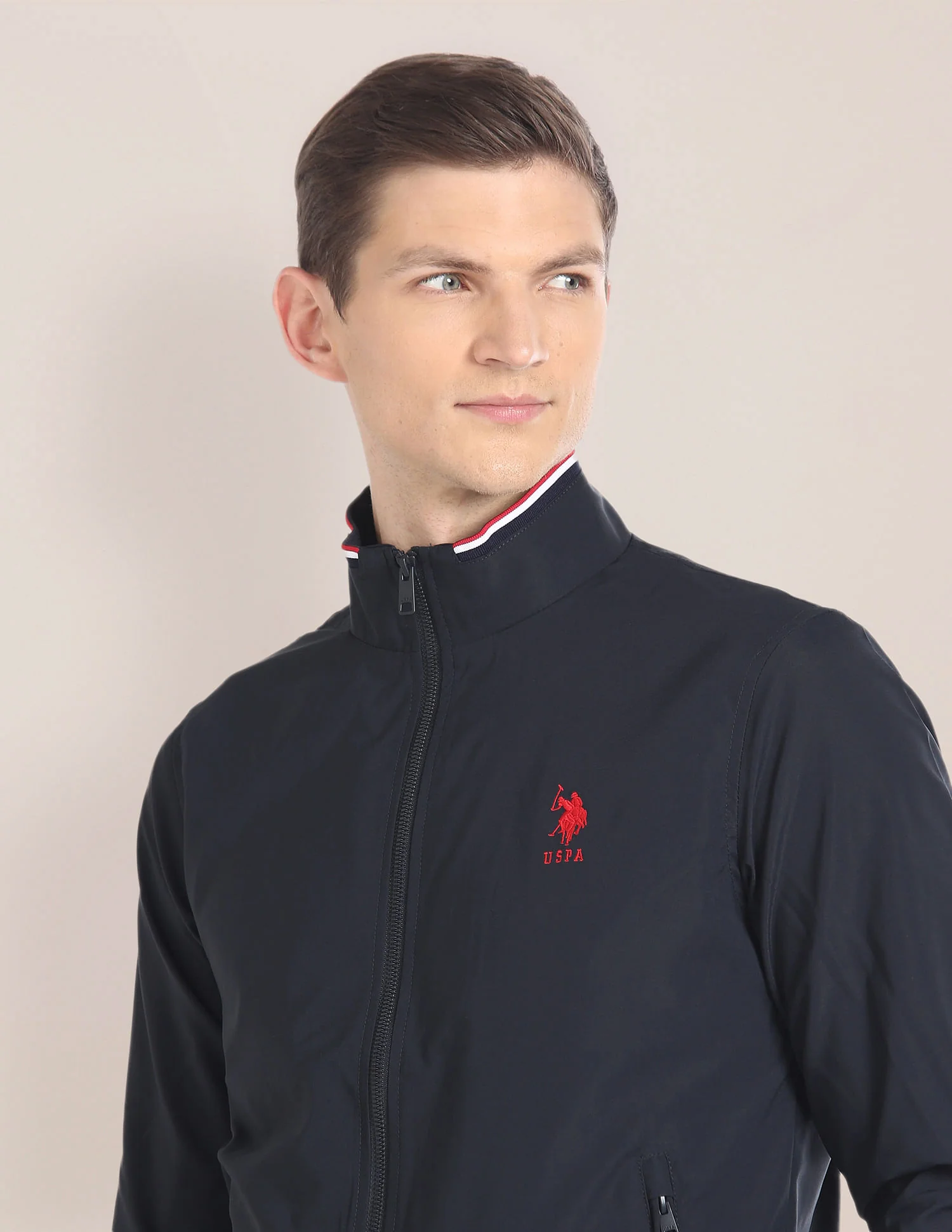 High Neck Long Sleeve Casual Jacket - Image 7