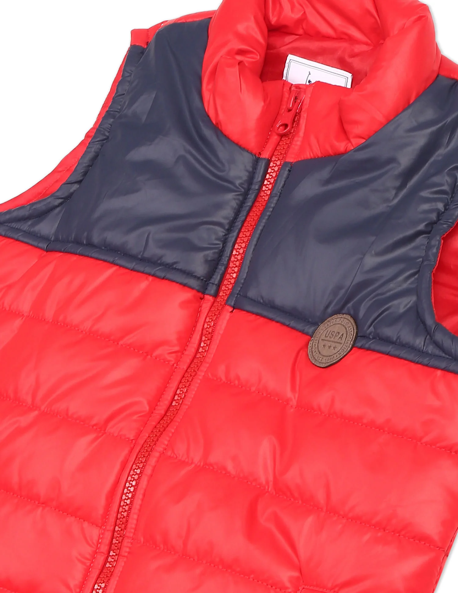 High Neck Sleeveless Jacket - Image 3
