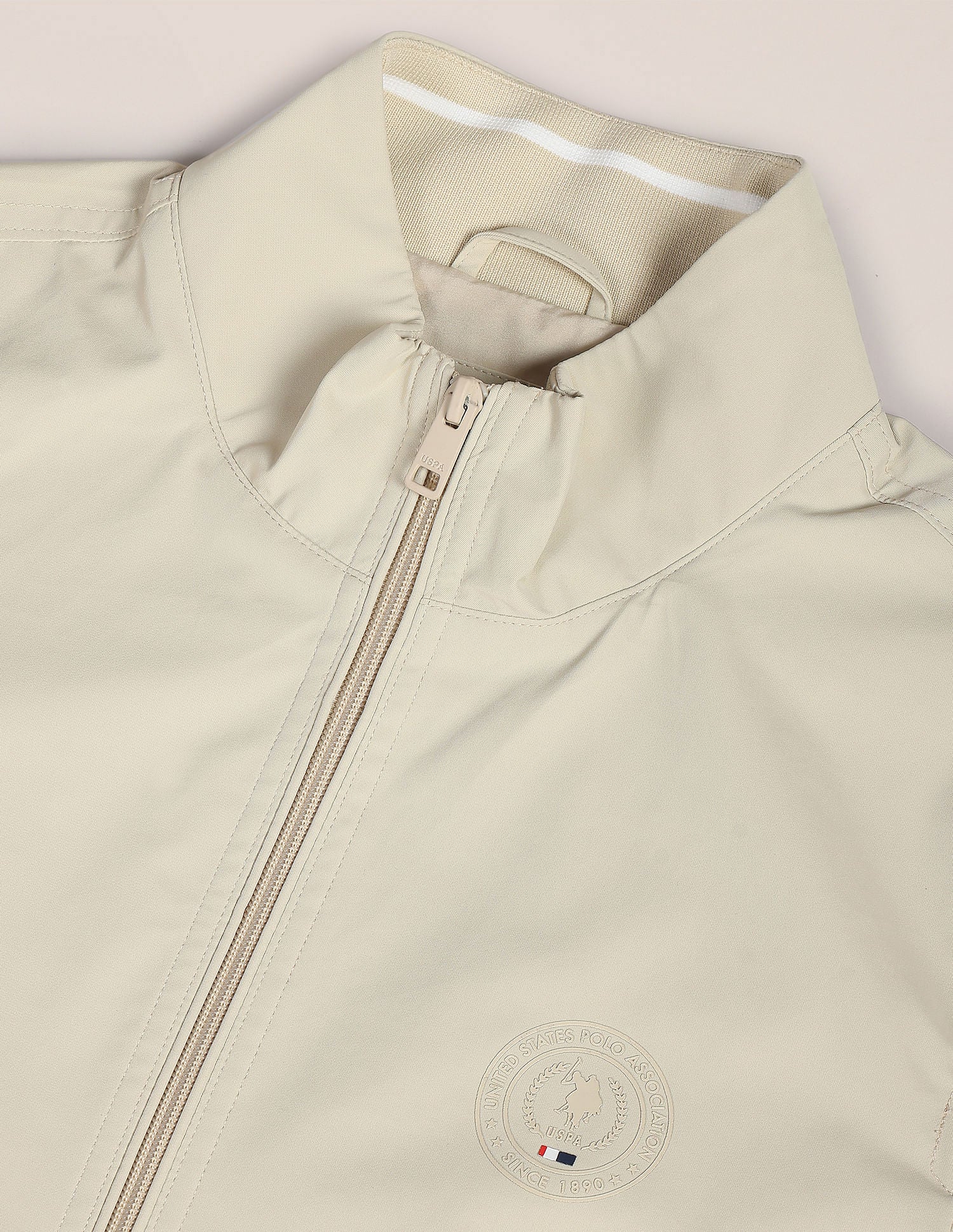 High Neck Solid Jacket - Image 2