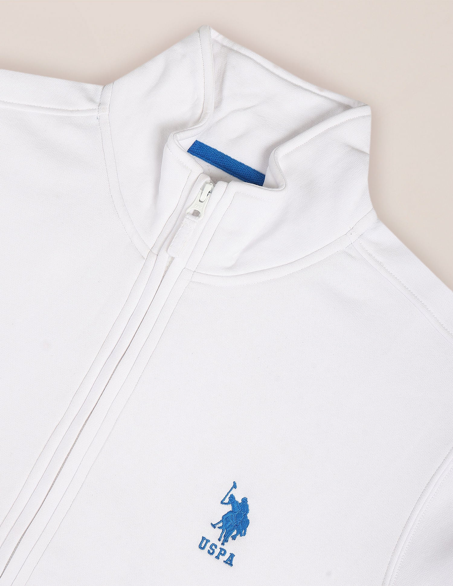 High Neck Solid Sweatshirt - Image 2