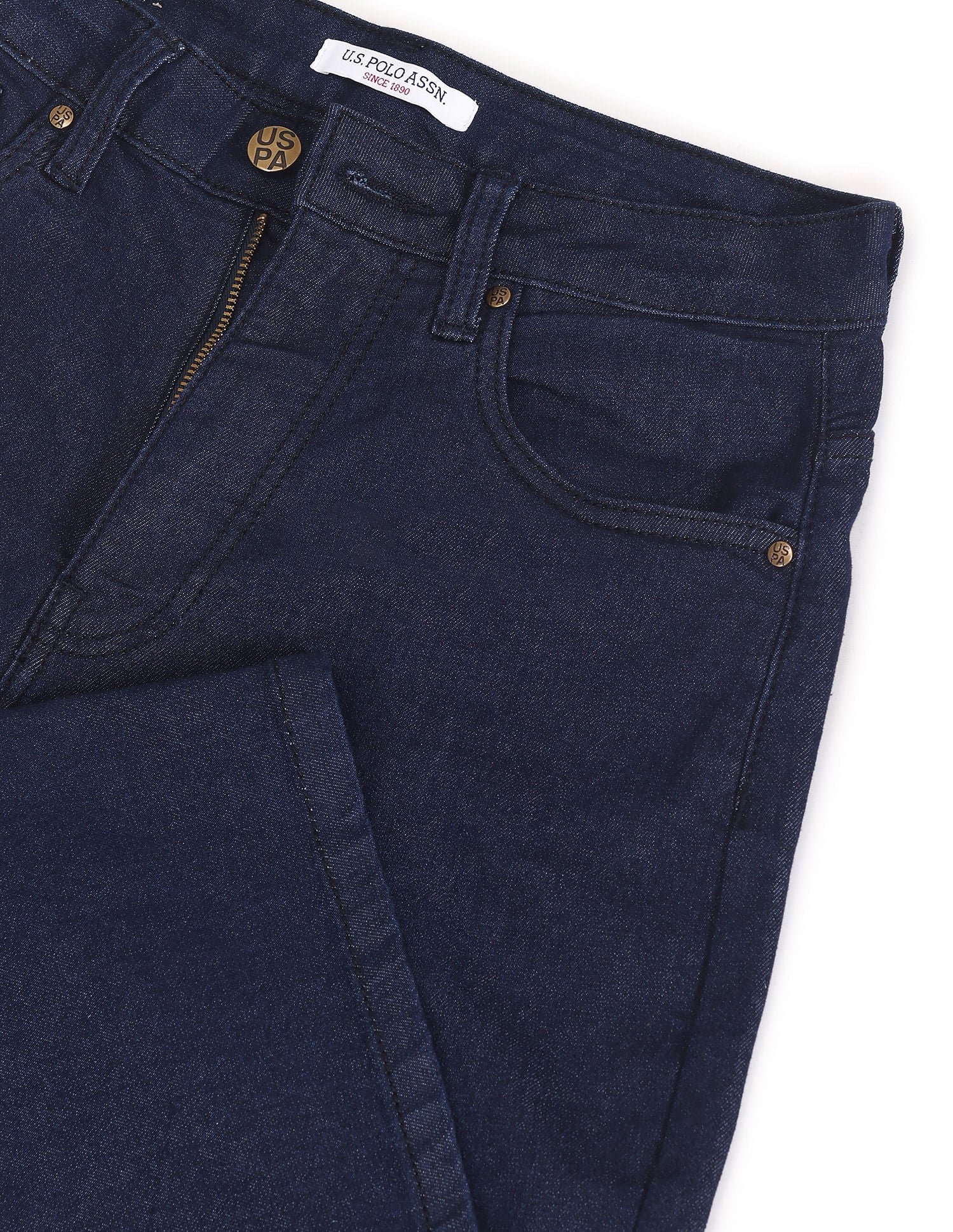 High Rise Rinsed Wide Leg Jeans - Image 2
