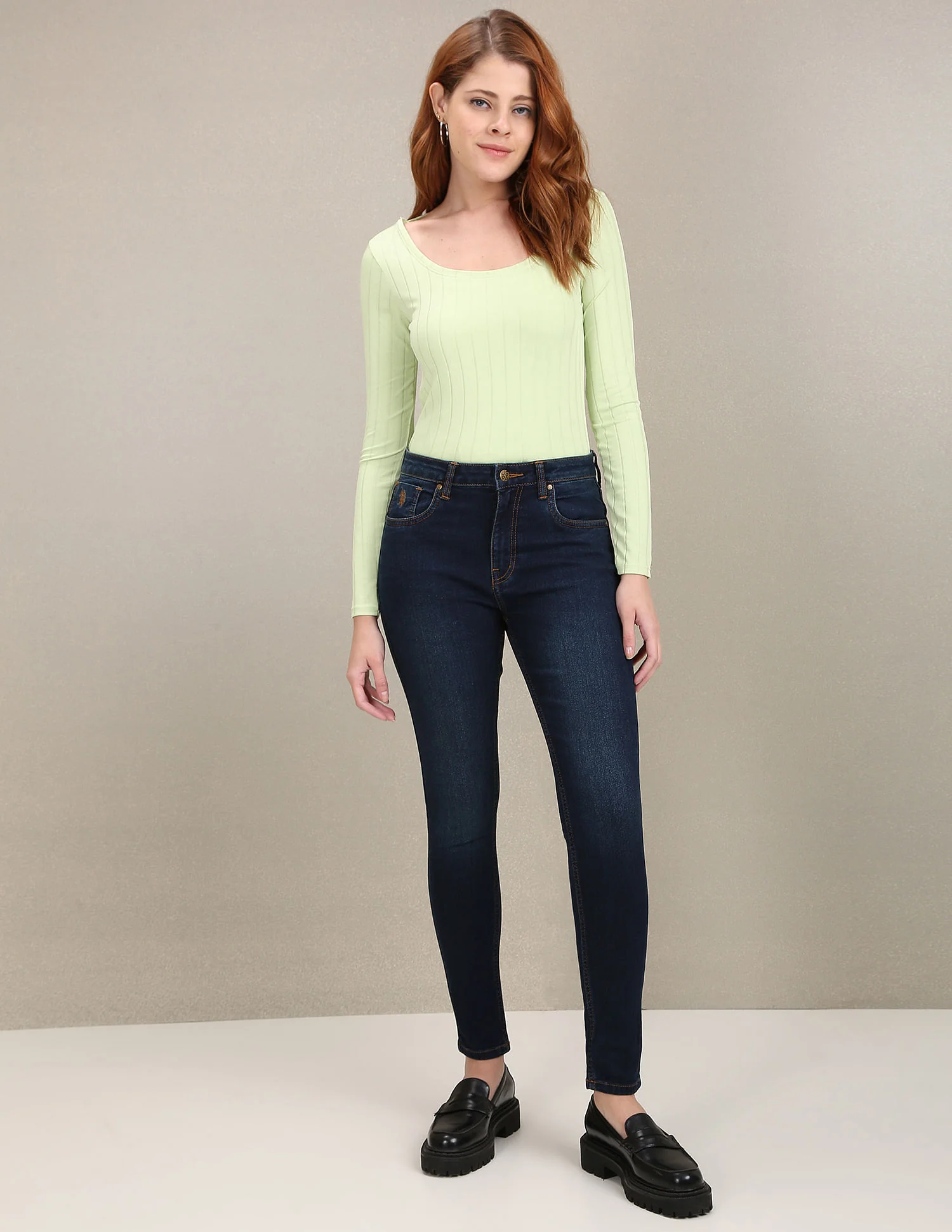 High Rise Skinny Fit Jeans - Image 3