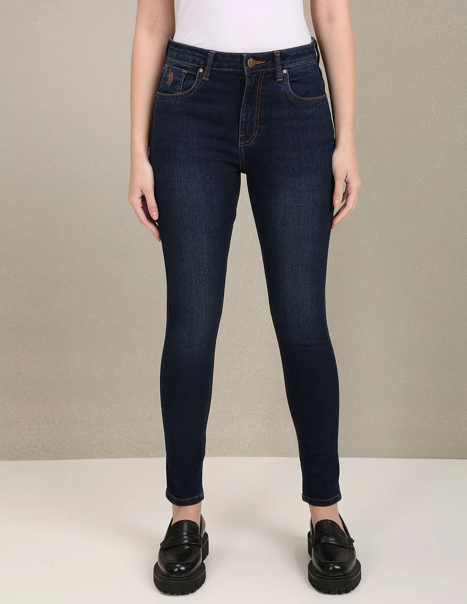 High Rise Skinny Fit Jeans - Image 6