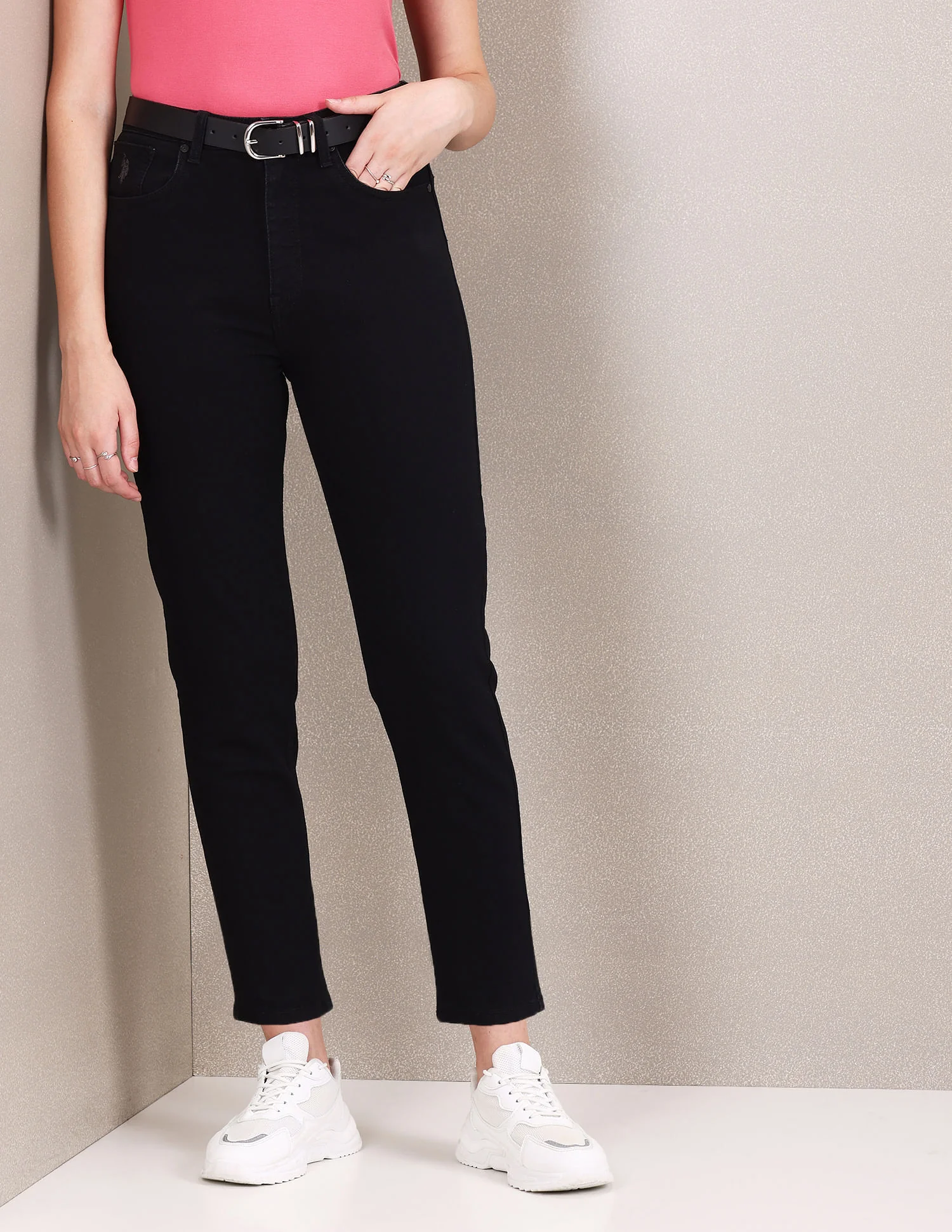 High Rise Slim Fit Jeans - Image 2