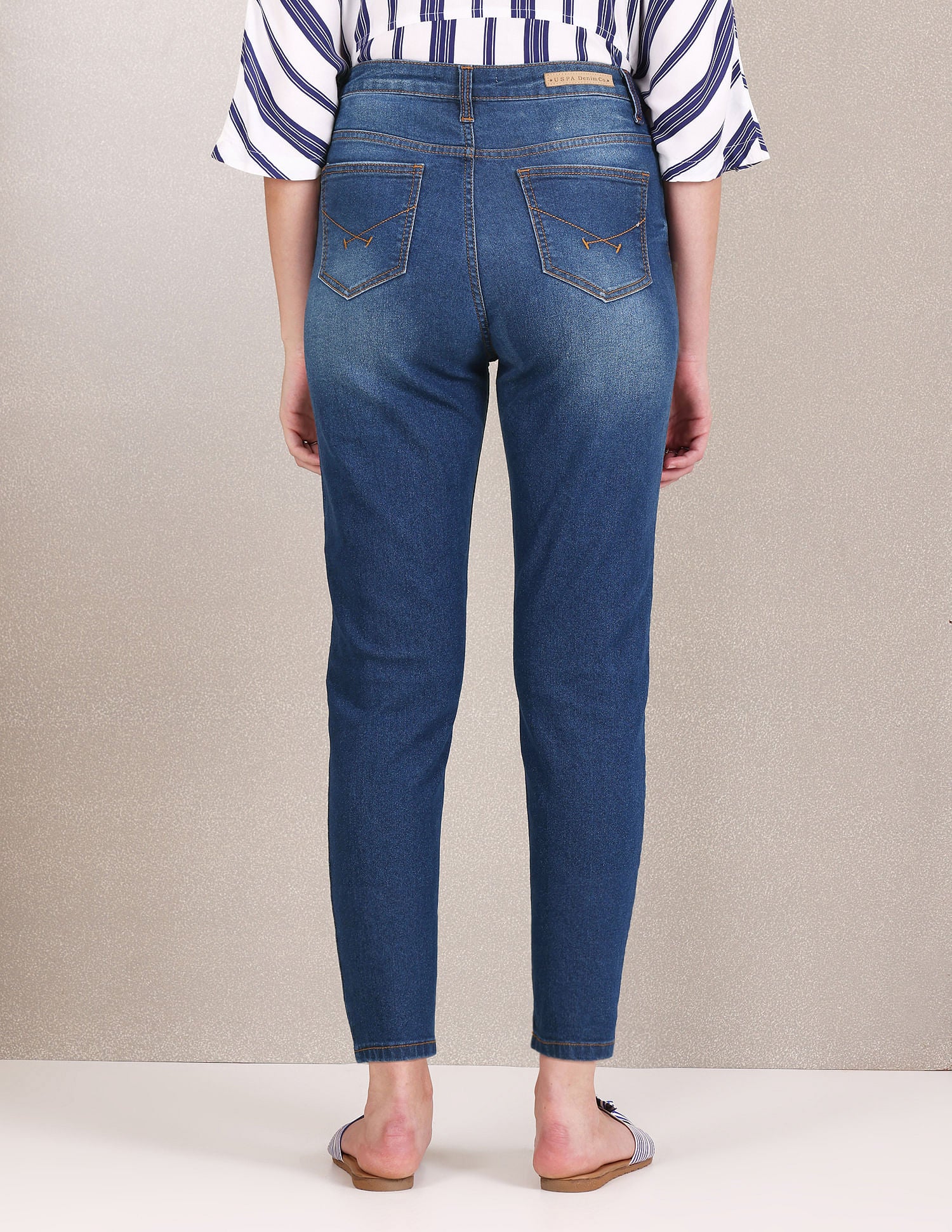 High Rise Slim Fit Jeans - Image 5