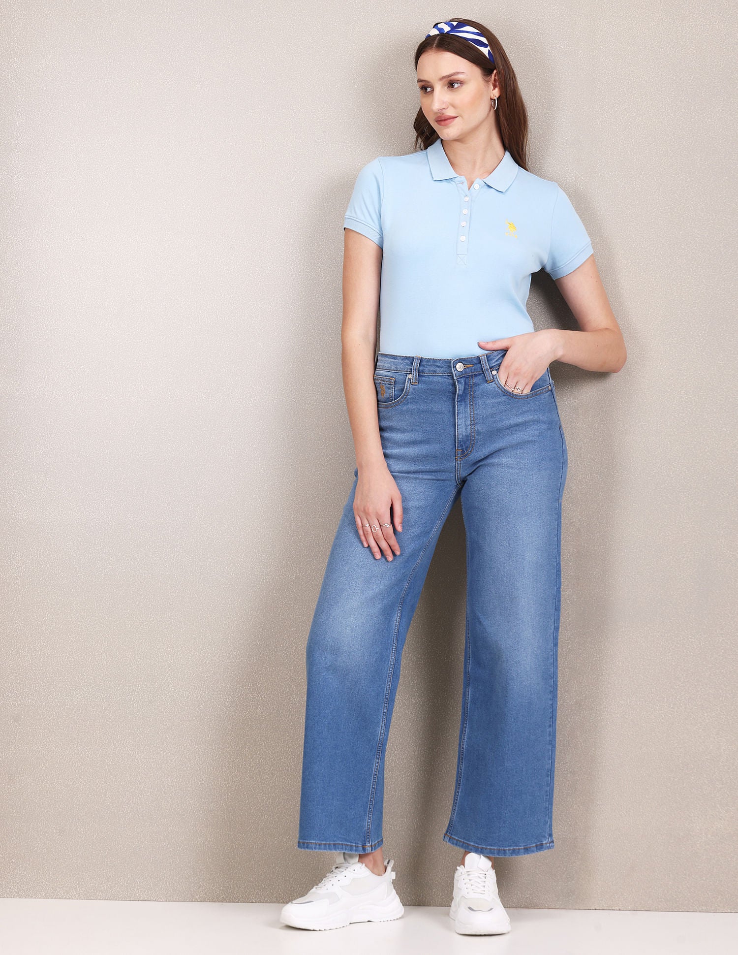 High Rise Wide Leg Jeans - Image 3