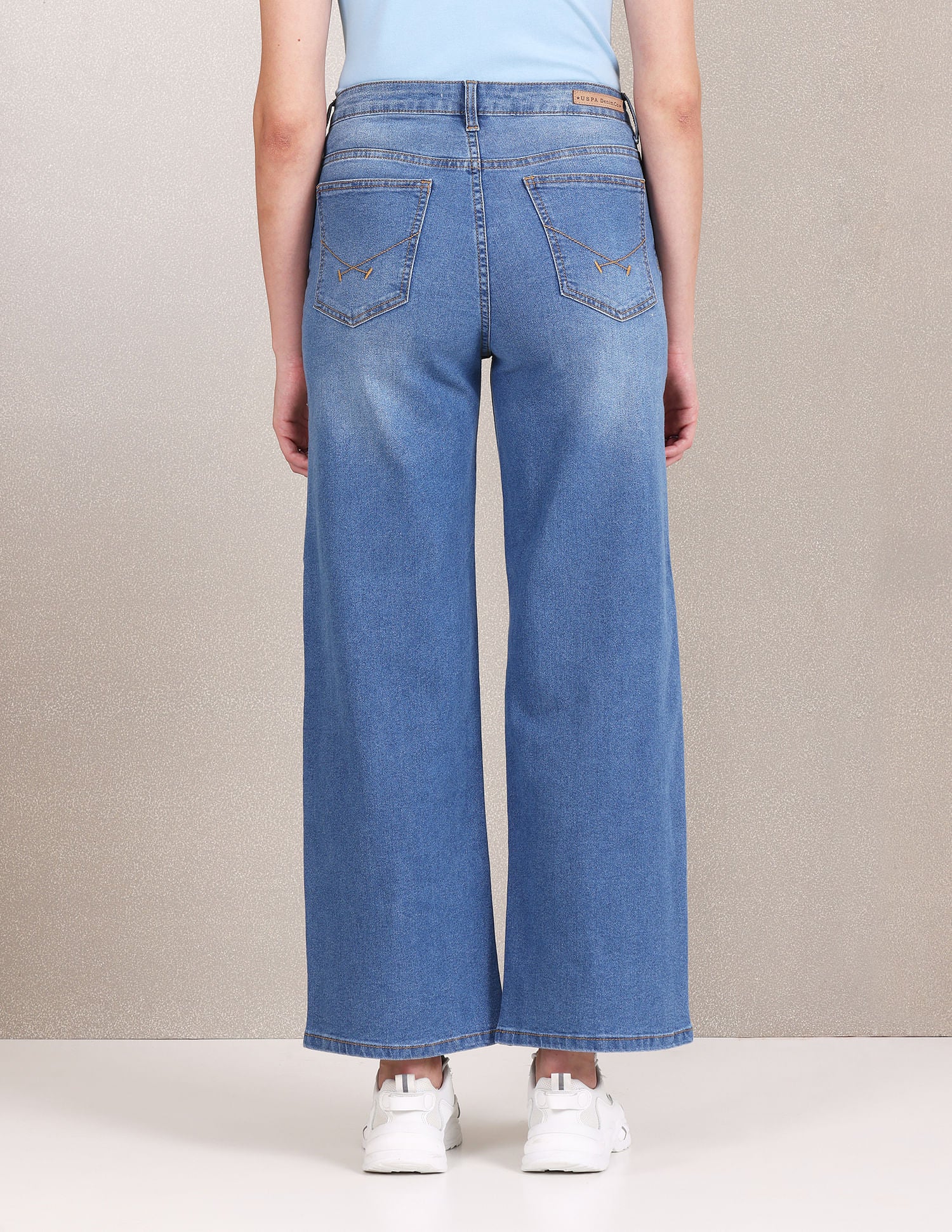 High Rise Wide Leg Jeans - Image 5