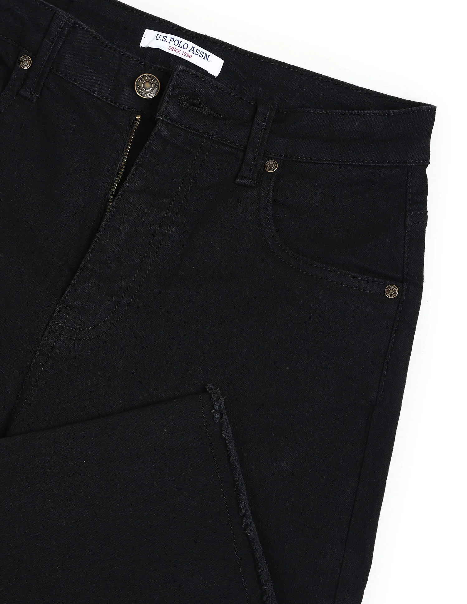 High Rise Wide Leg Rinsed Premium Jeans - Image 2