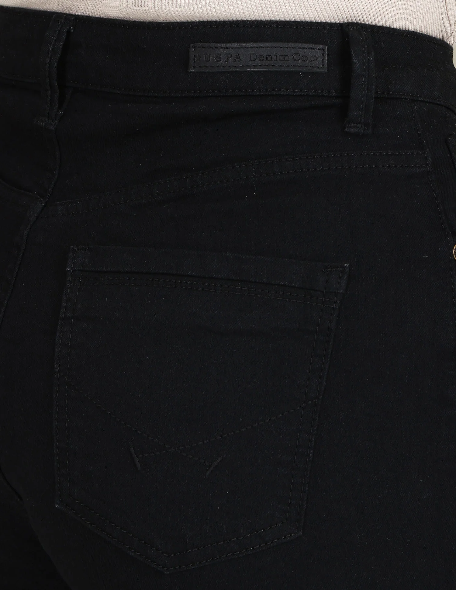 High Rise Wide Leg Rinsed Premium Jeans - Image 7