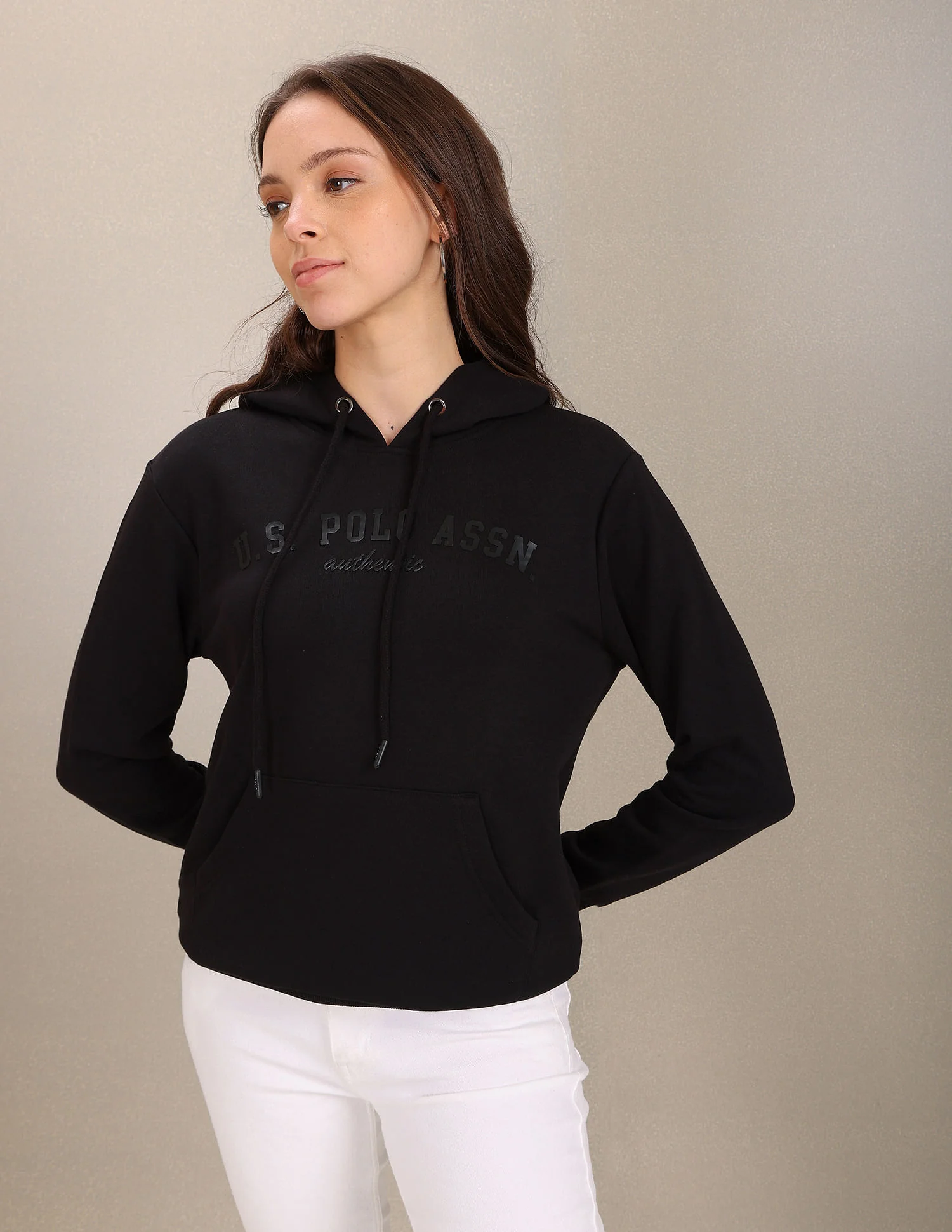 Hooded Long Sleeve Logo Sweatshirt