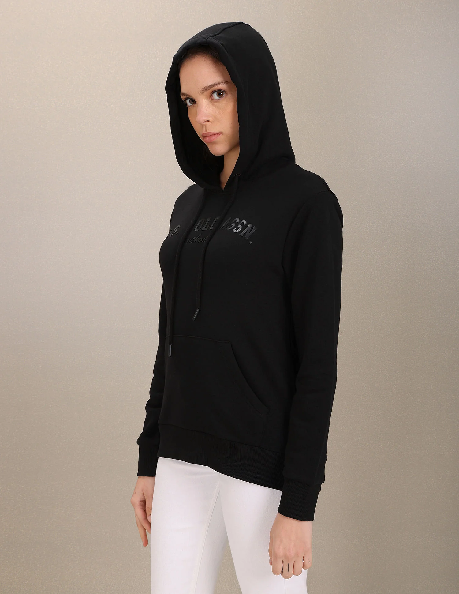 Hooded Long Sleeve Logo Sweatshirt - Image 4