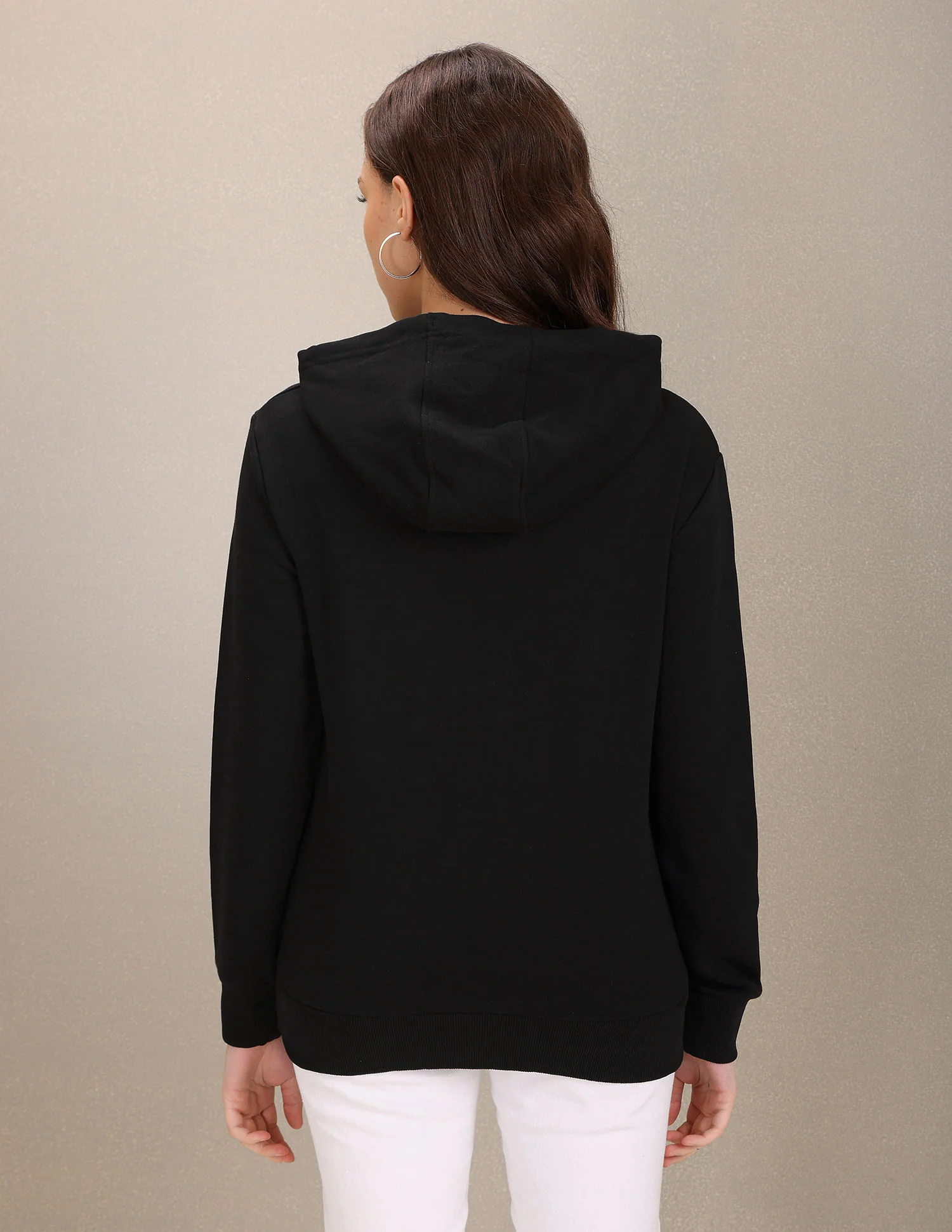 Hooded Long Sleeve Logo Sweatshirt - Image 5