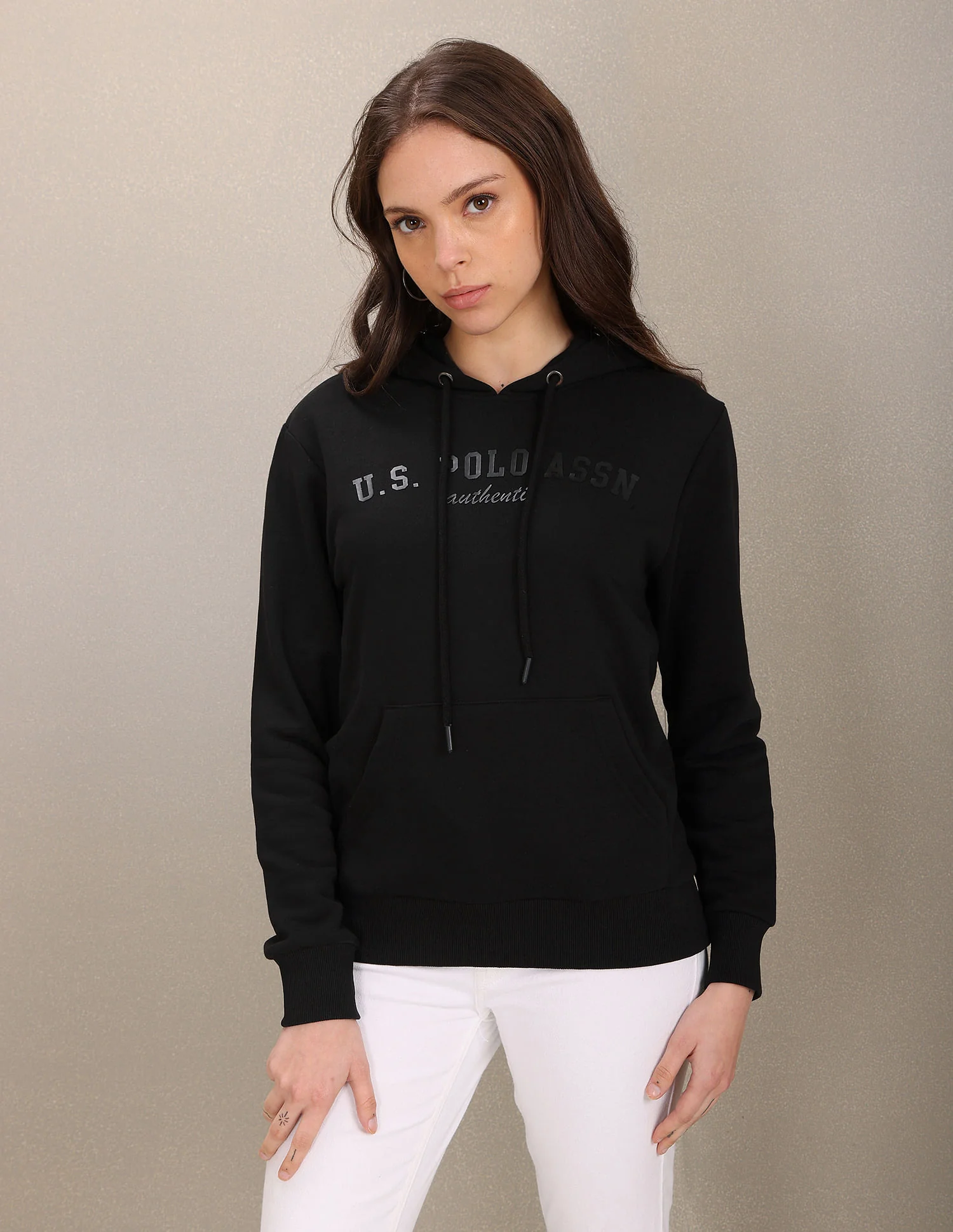 Hooded Long Sleeve Logo Sweatshirt - Image 6