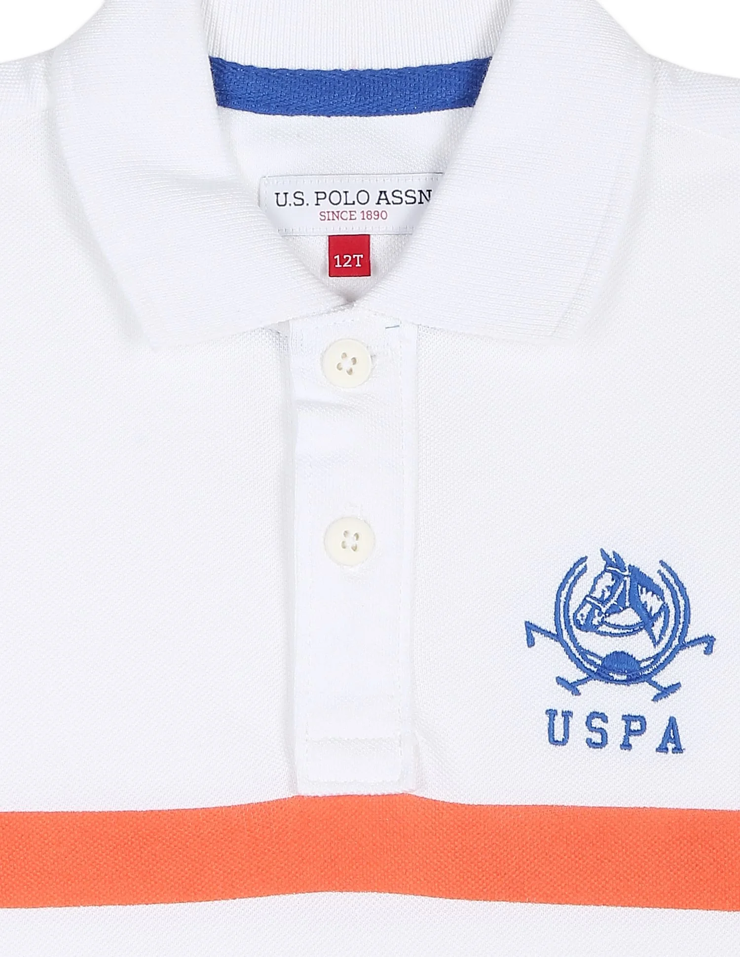 Horizontal Stripe Cotton Pique Polo Shirt - Image 3
