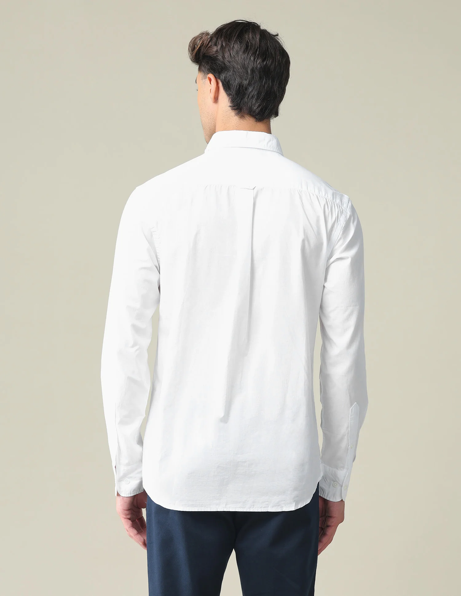 Horizontal Stripe Cotton Shirt - Image 5