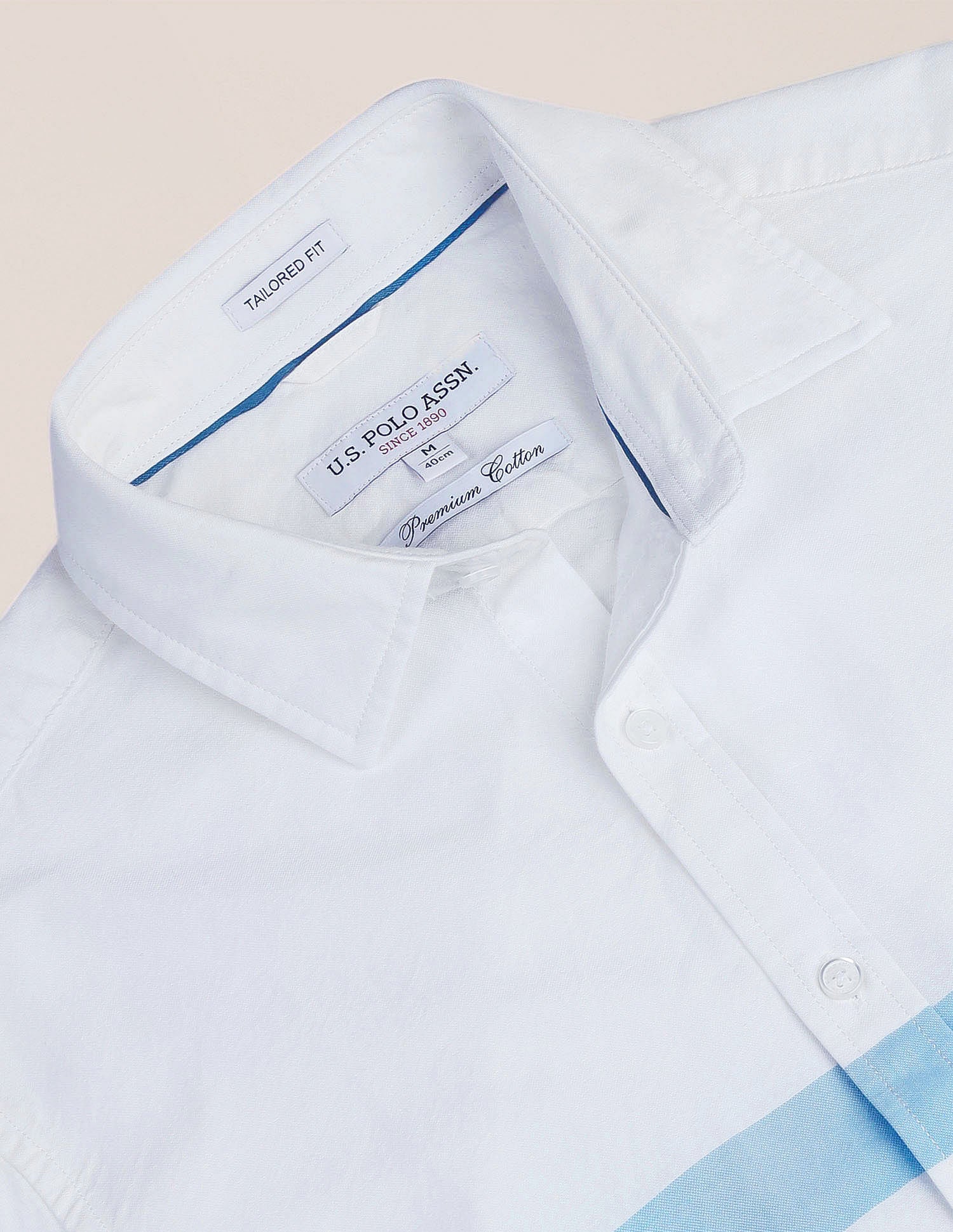 Horizontal Stripe Dobby Shirt - Image 2