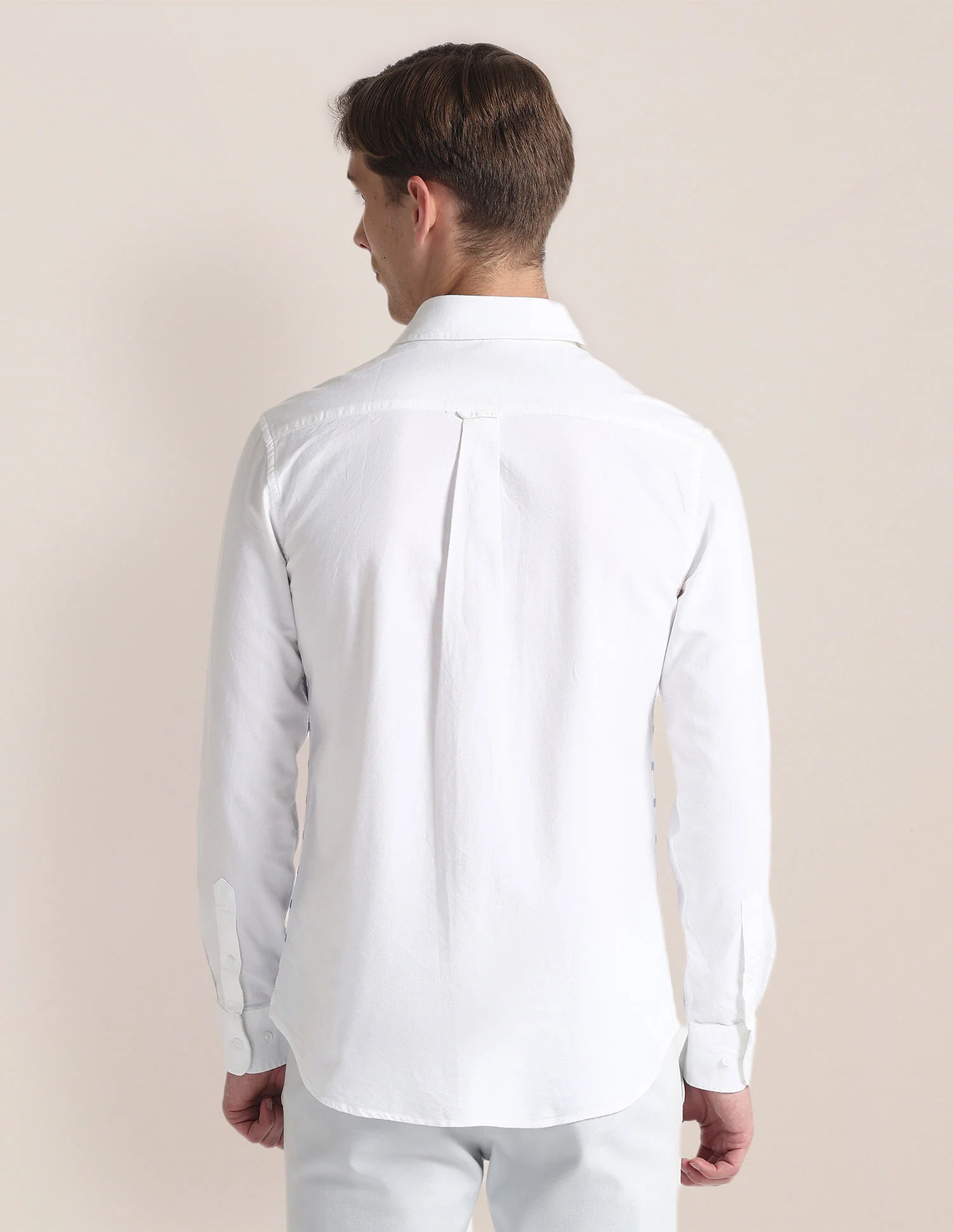 Horizontal Stripe Dobby Shirt - Image 5
