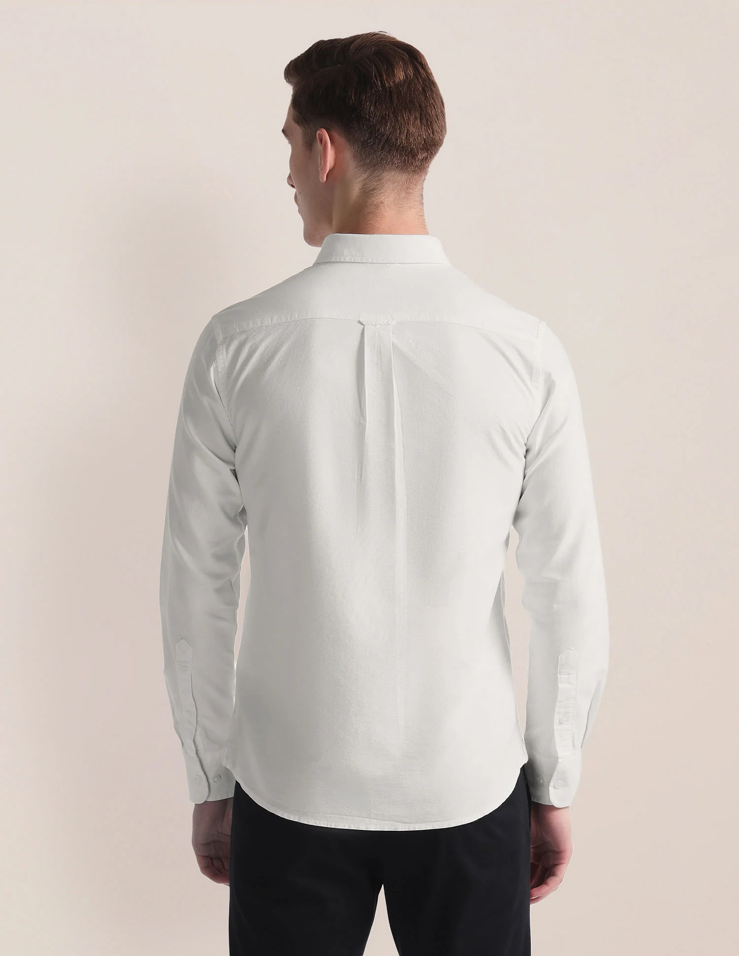 Horizontal Stripe Twill Shirt - Image 5