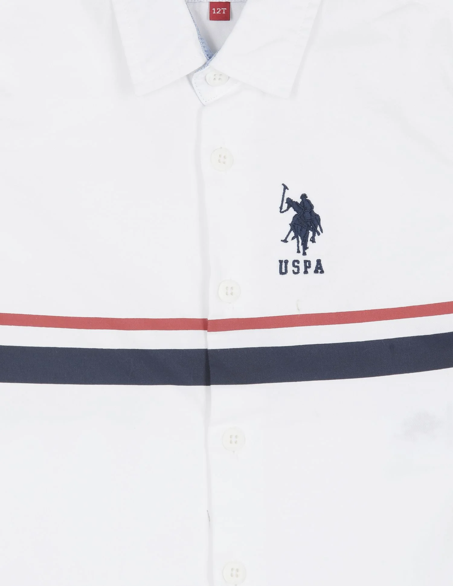 Horizontal Stripe Twill Weave Shirt - Image 3