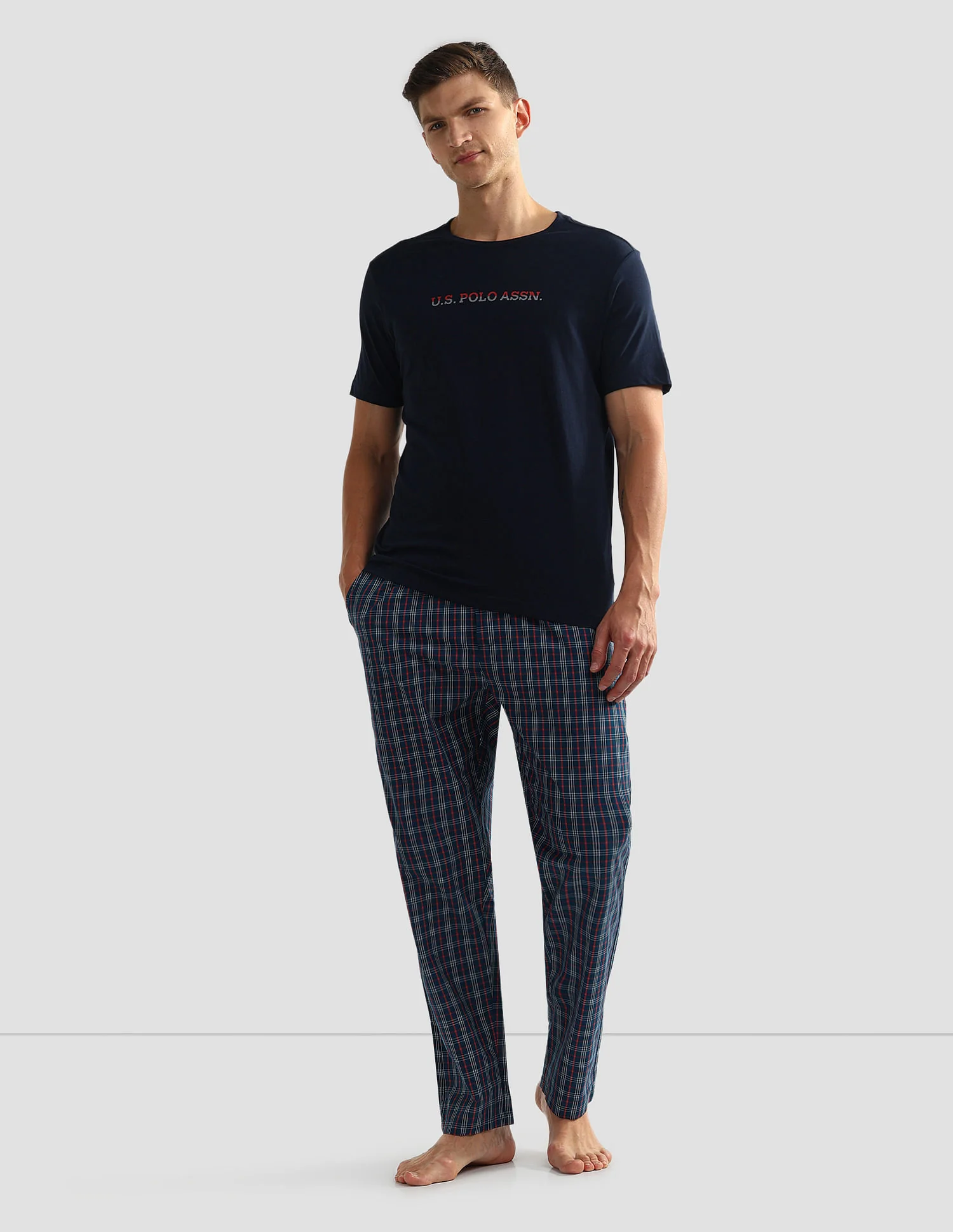 All Over Check OELP5 Lounge Track Pants - Pack Of 1 - Image 3