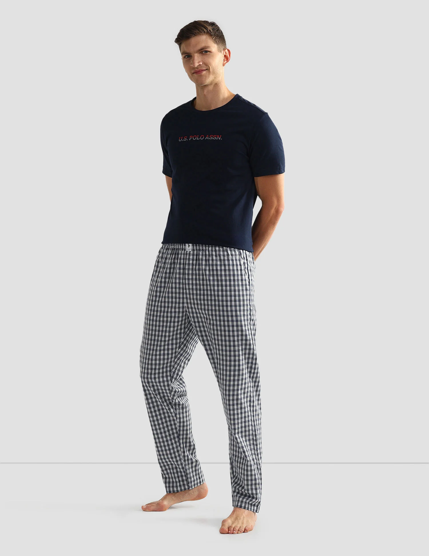 All Over Check OELP5 Lounge Track Pants - Pack Of 1 - Image 3