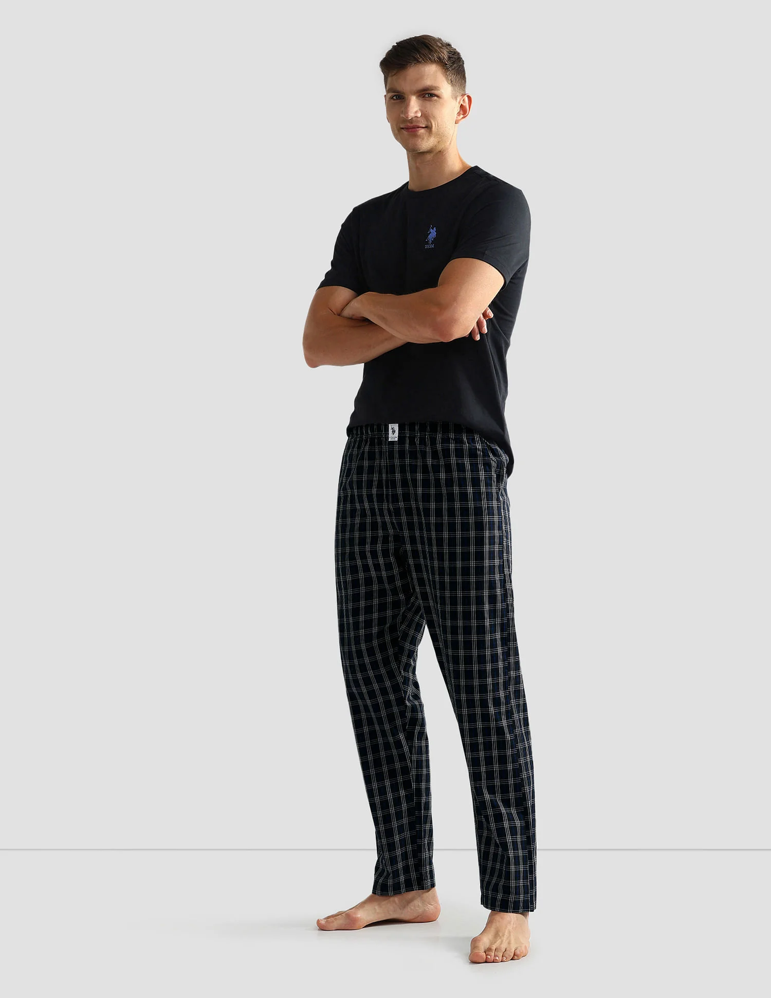 All Over Check OELP5 Lounge Track Pants - Pack Of 1 - Image 3