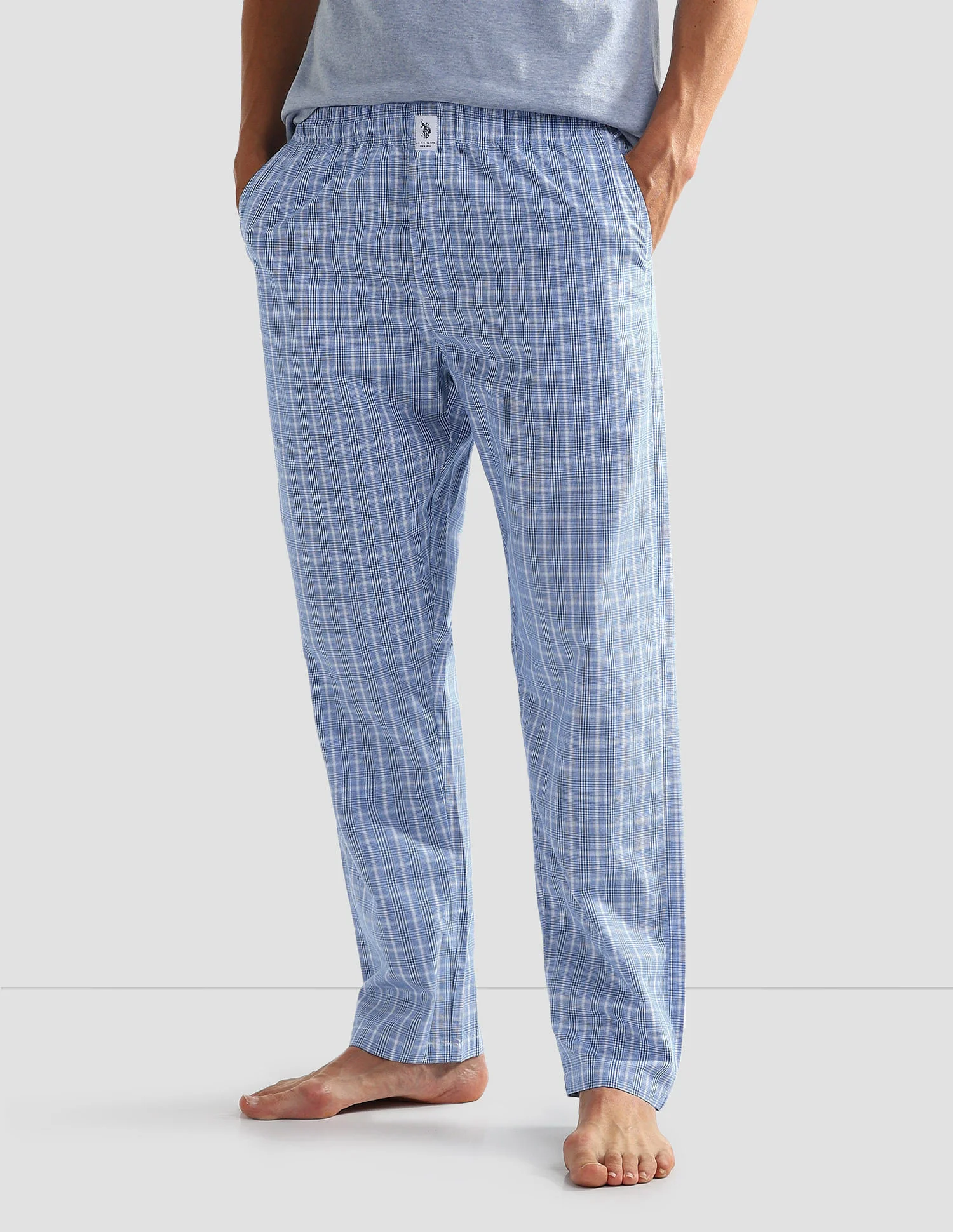 All Over Check OELP5 Lounge Track Pants - Pack Of 1