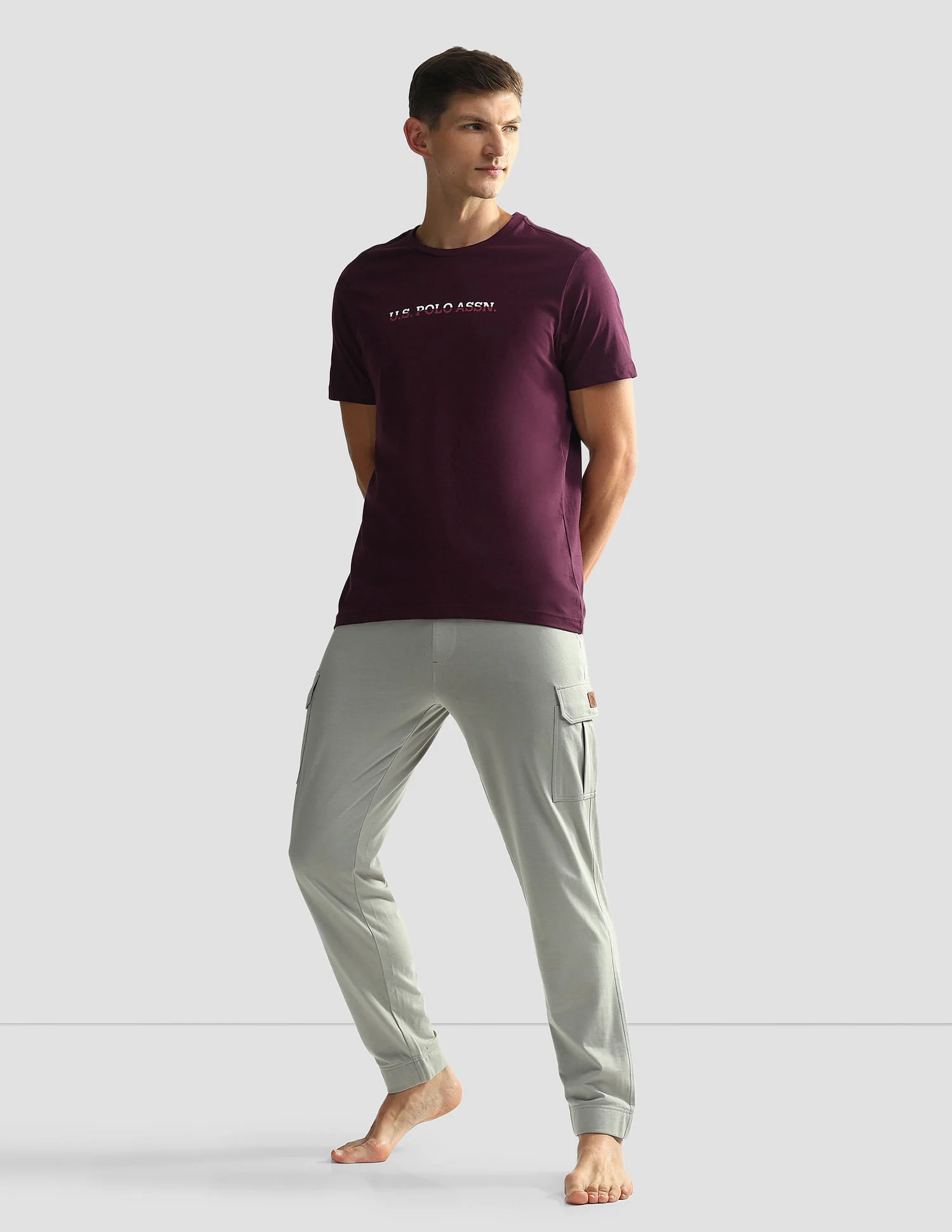 Brand Print Cotton OEE02 Lounge T-Shirt - Pack Of 2 - Image 3