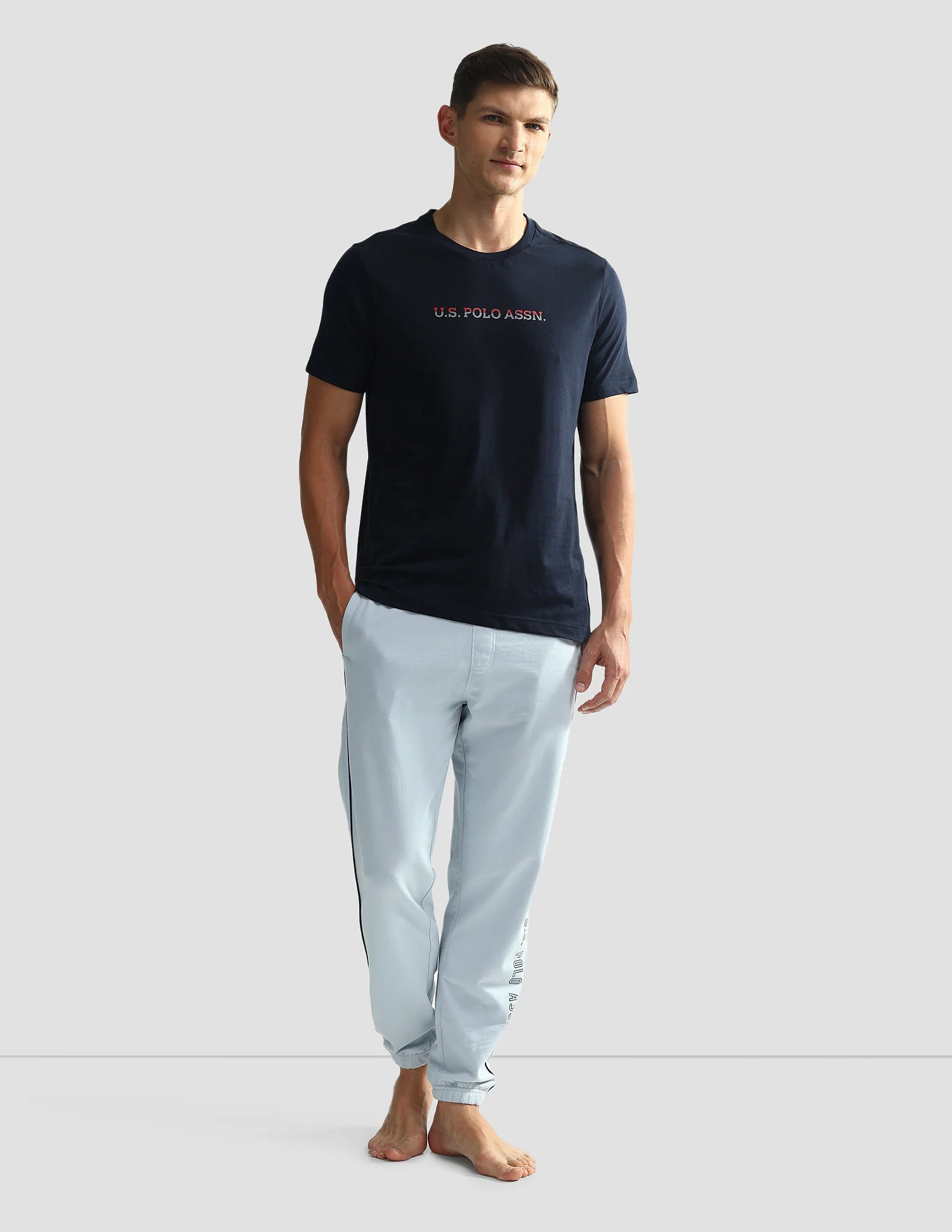 Brand Print Cotton OEE02 Lounge T-Shirt - Pack Of 2 - Image 4