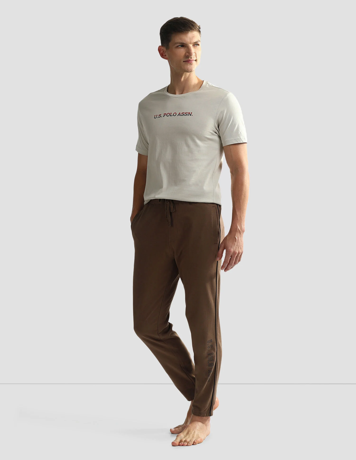 Brand Print Cotton OEE02 Lounge T-Shirt - Pack Of 2 - Image 3