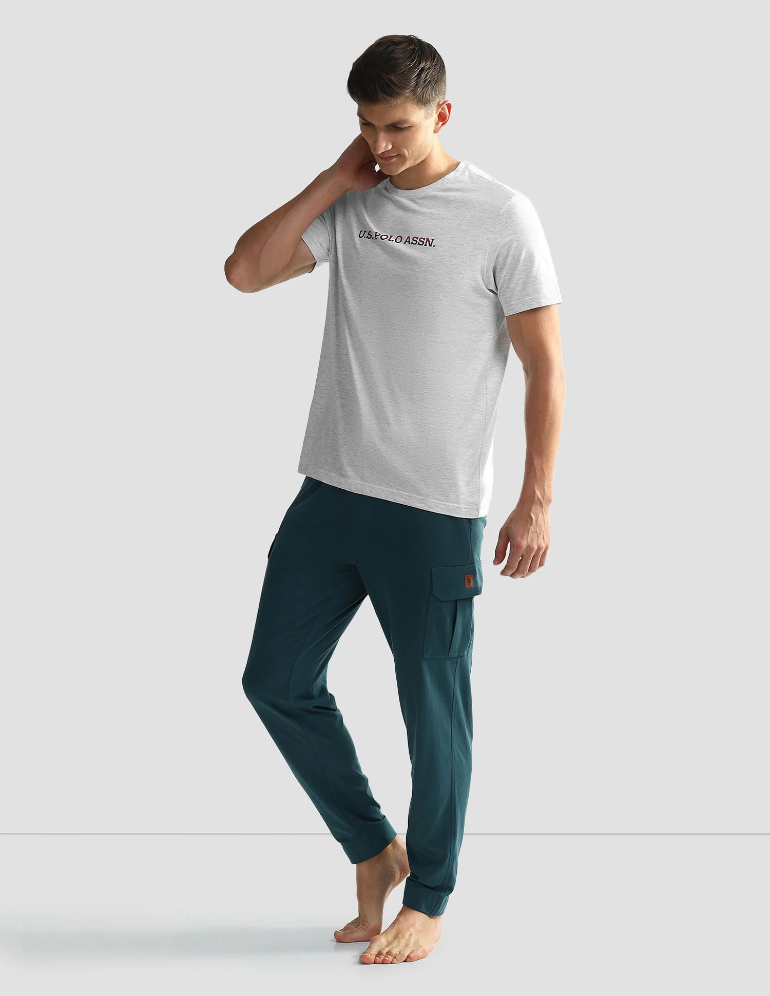 Brand Print Cotton OEE02 Lounge T-Shirt - Pack Of 2 - Image 4