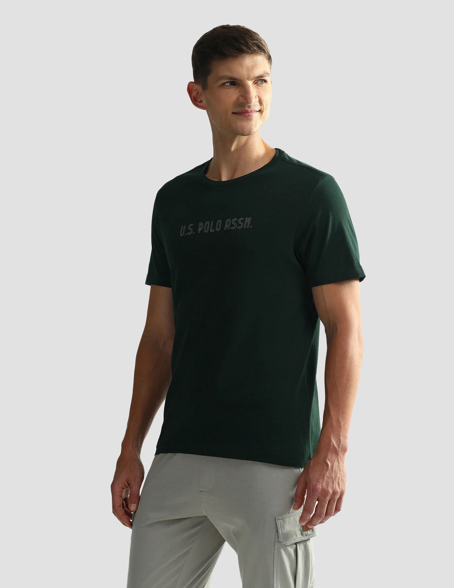 Brand Print Cotton OEE03 Lounge T-Shirt - Pack Of 2 - Image 5