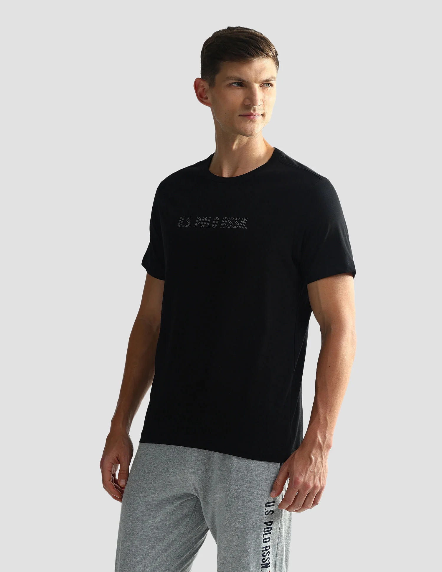 Brand Print Cotton OEE03 Lounge T-Shirt - Pack Of 2 - Image 9
