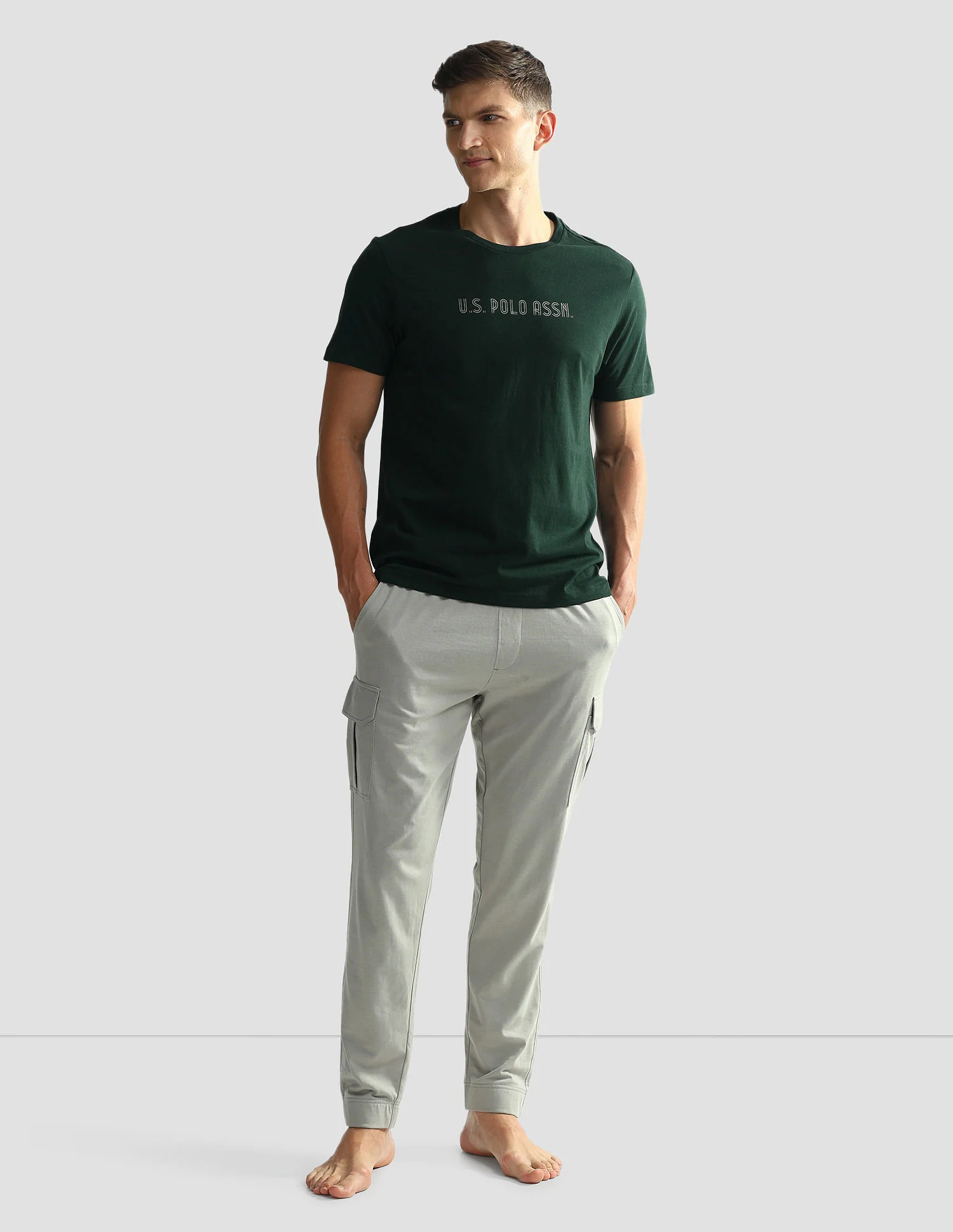 Brand Print Cotton OEE03 Lounge T-Shirt - Pack Of 2 - Image 4