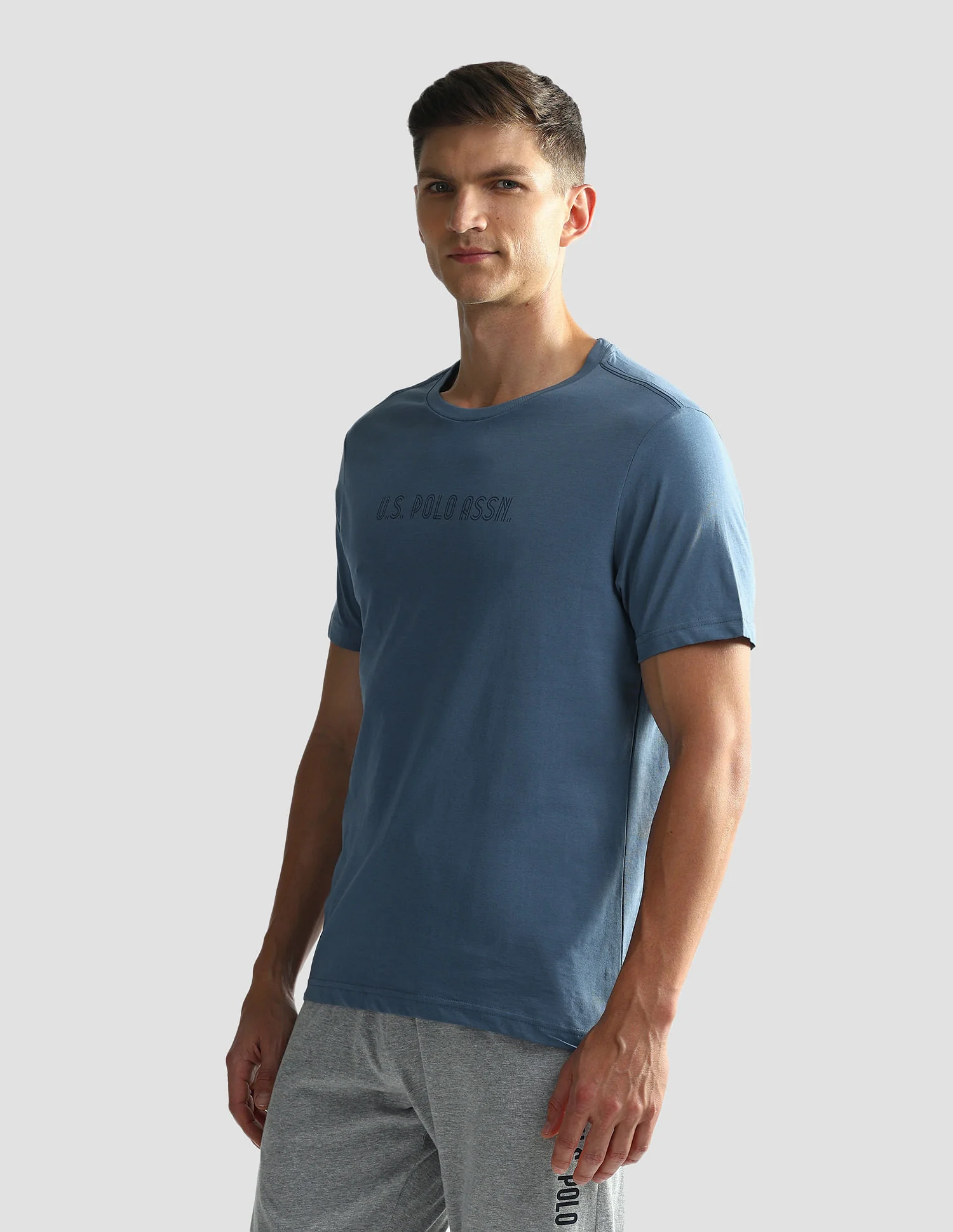 Brand Print Cotton OEE03 Lounge T-Shirt - Pack Of 2 - Image 5