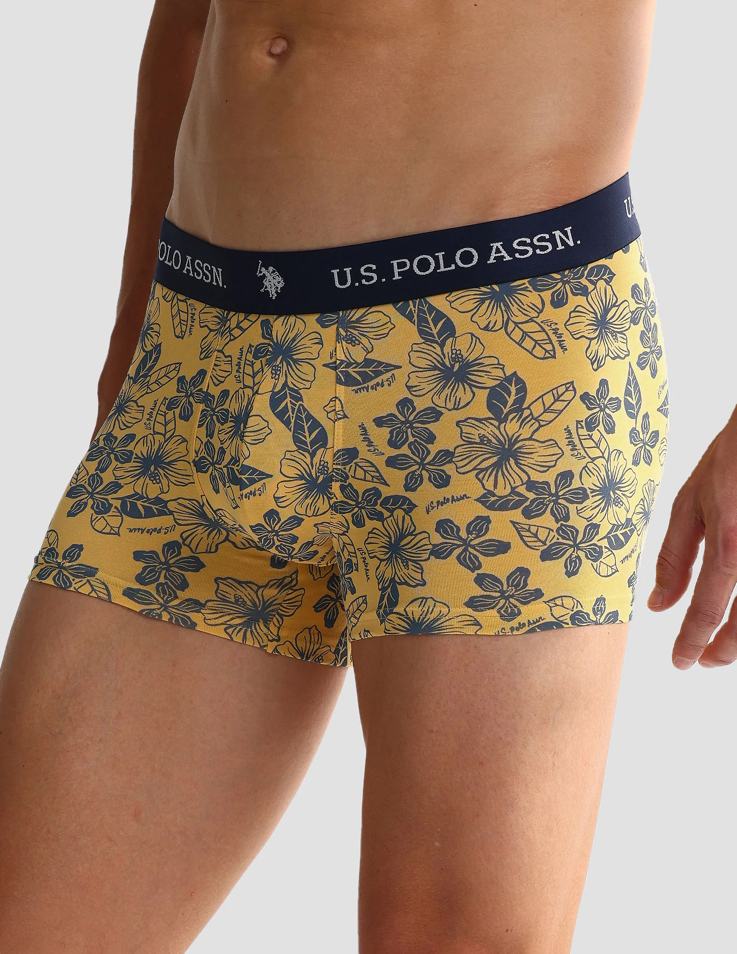 Elastic Waistband Ribbed OET08 Trunks - Pack Of 3 - Image 6