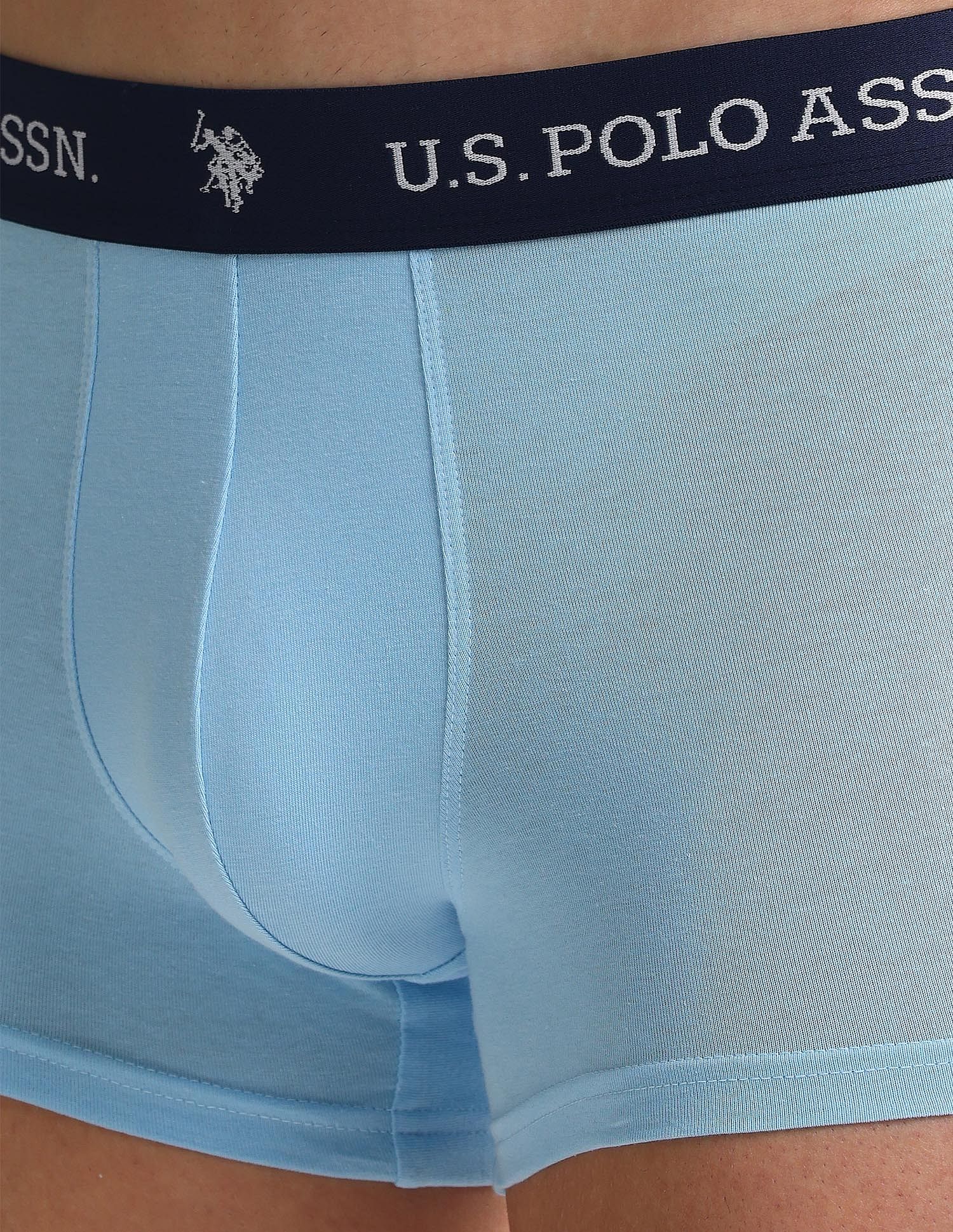 Elastic Waistband Ribbed OET08 Trunks - Pack Of 3 - Image 11