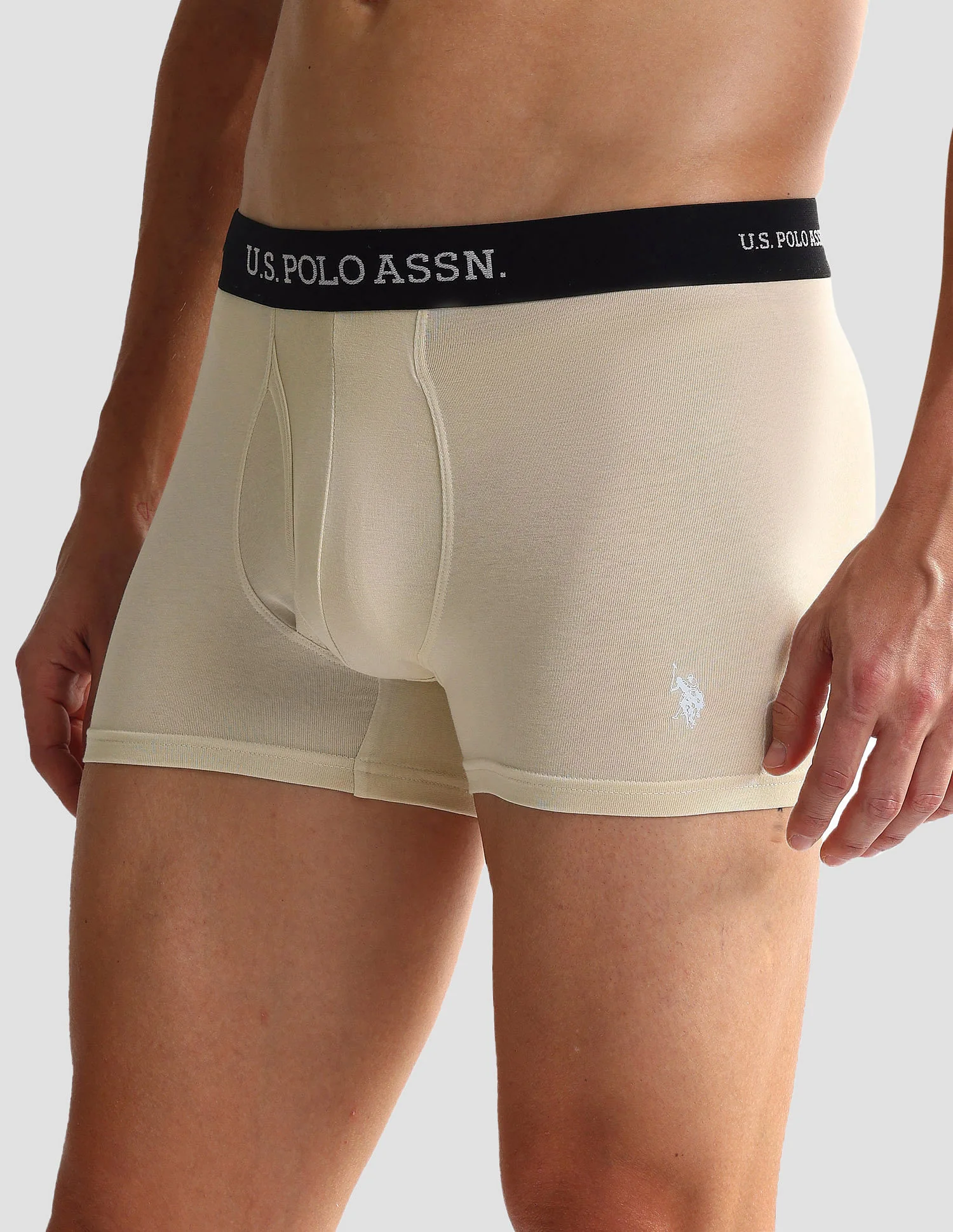 Elastic Waistband Ribbed Solid OET011 Trunks - Pack Of 2 - Image 5