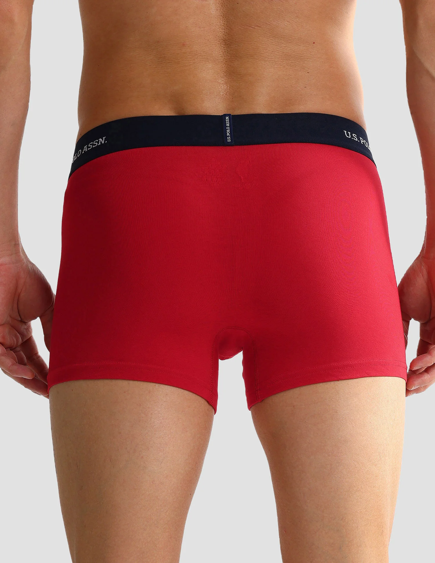 Elastic Waistband Ribbed Solid OET011 Trunks - Pack Of 2 - Image 6