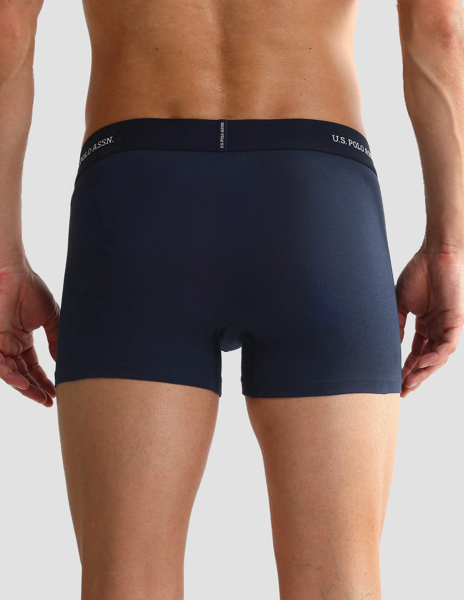 Elastic Waistband Ribbed Solid OET011 Trunks - Pack Of 2 - Image 6