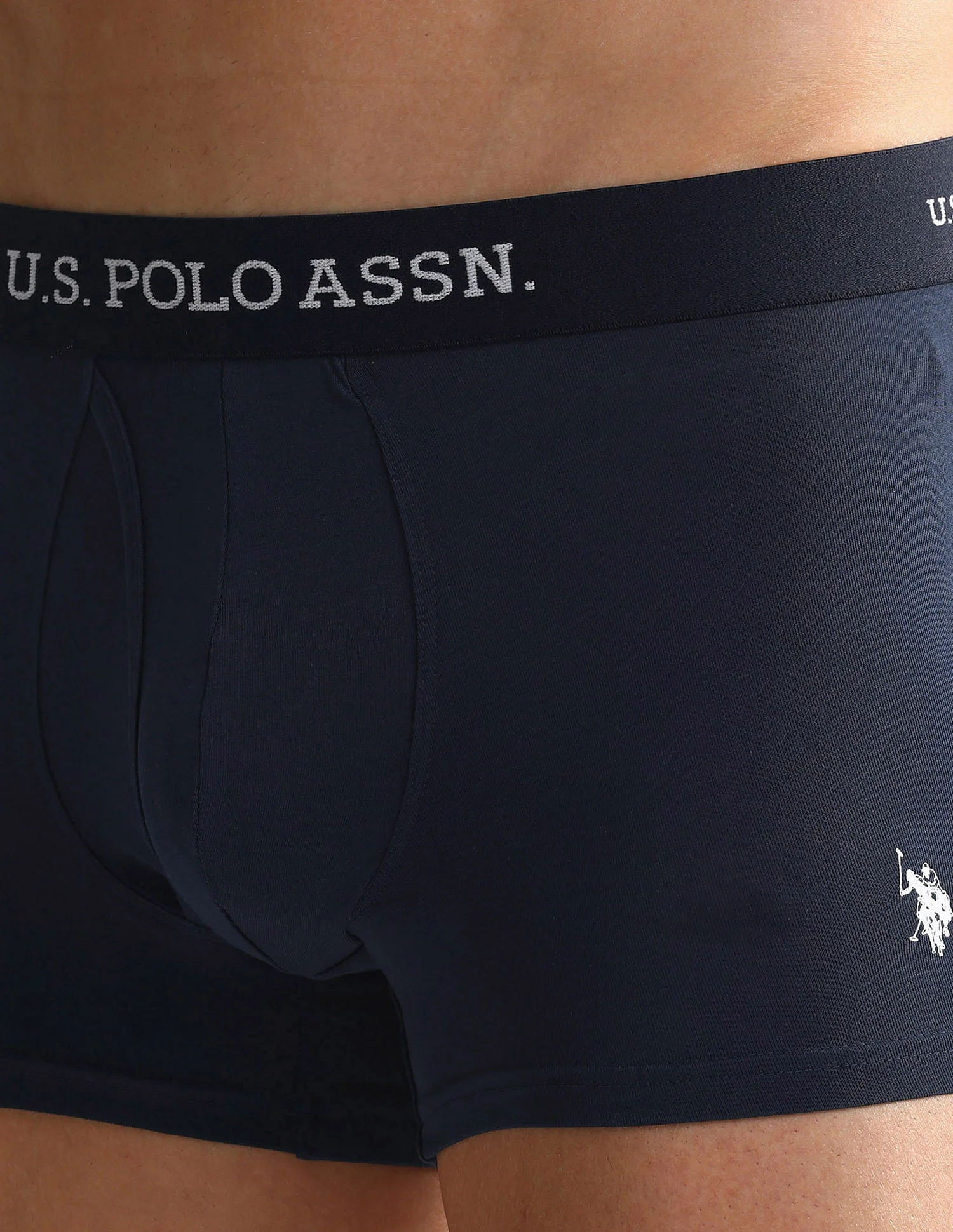 Elastic Waistband Ribbed Solid OET011 Trunks - Pack Of 2 - Image 9