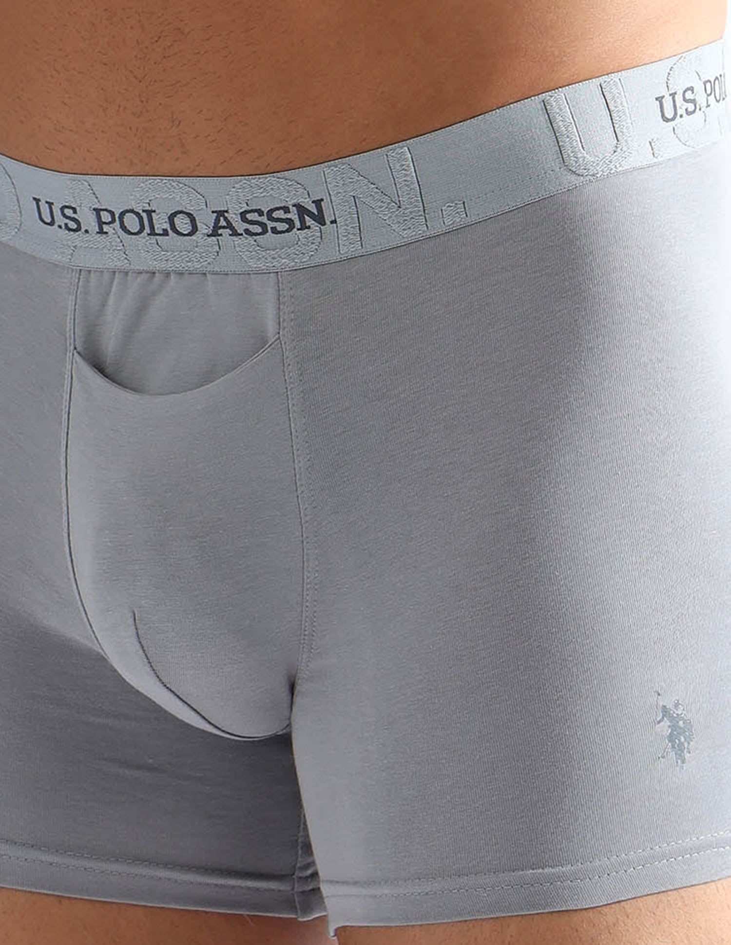 Elastic Waistband Ribbed Solid OET012 Trunks - Pack Of 2 - Image 8
